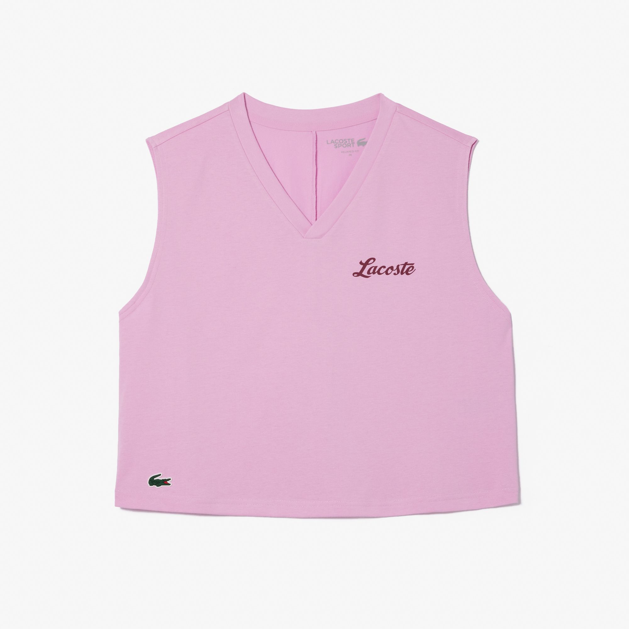 Lacoste tank top sweater shop