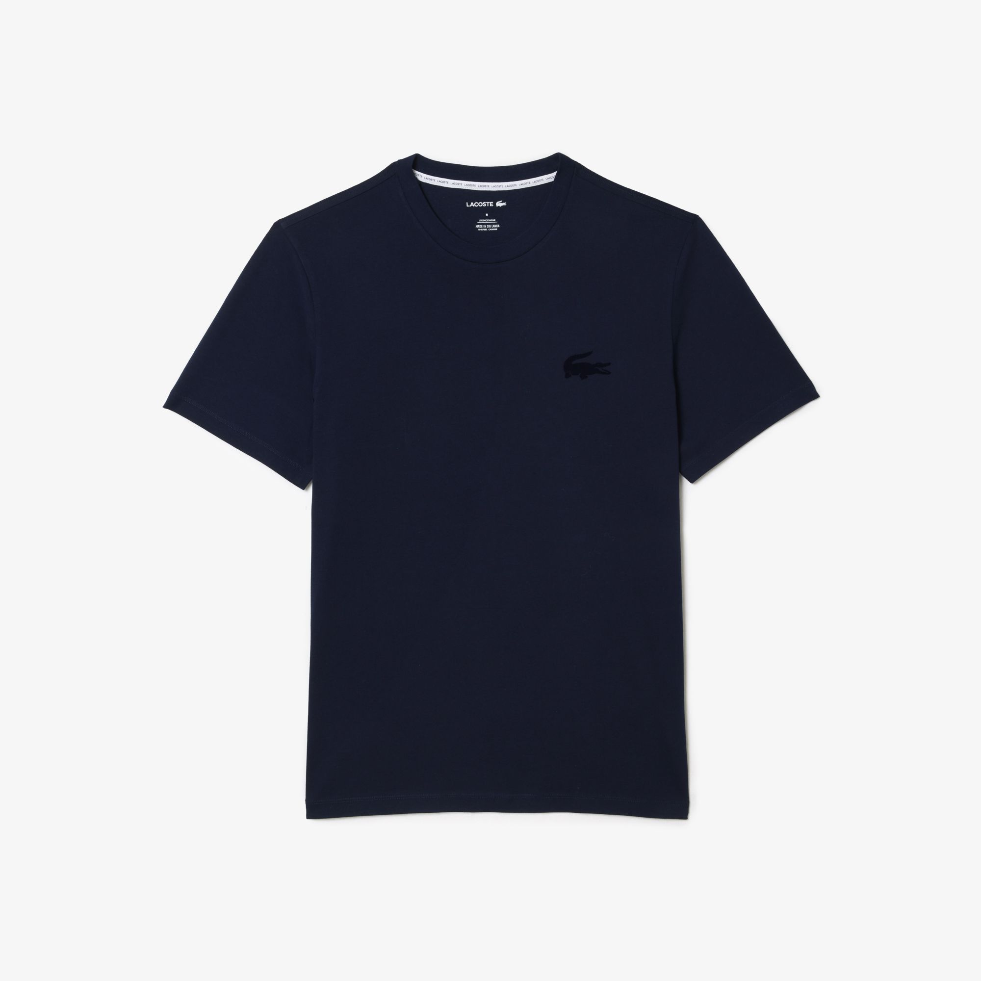 T shirt lacoste noir clearance