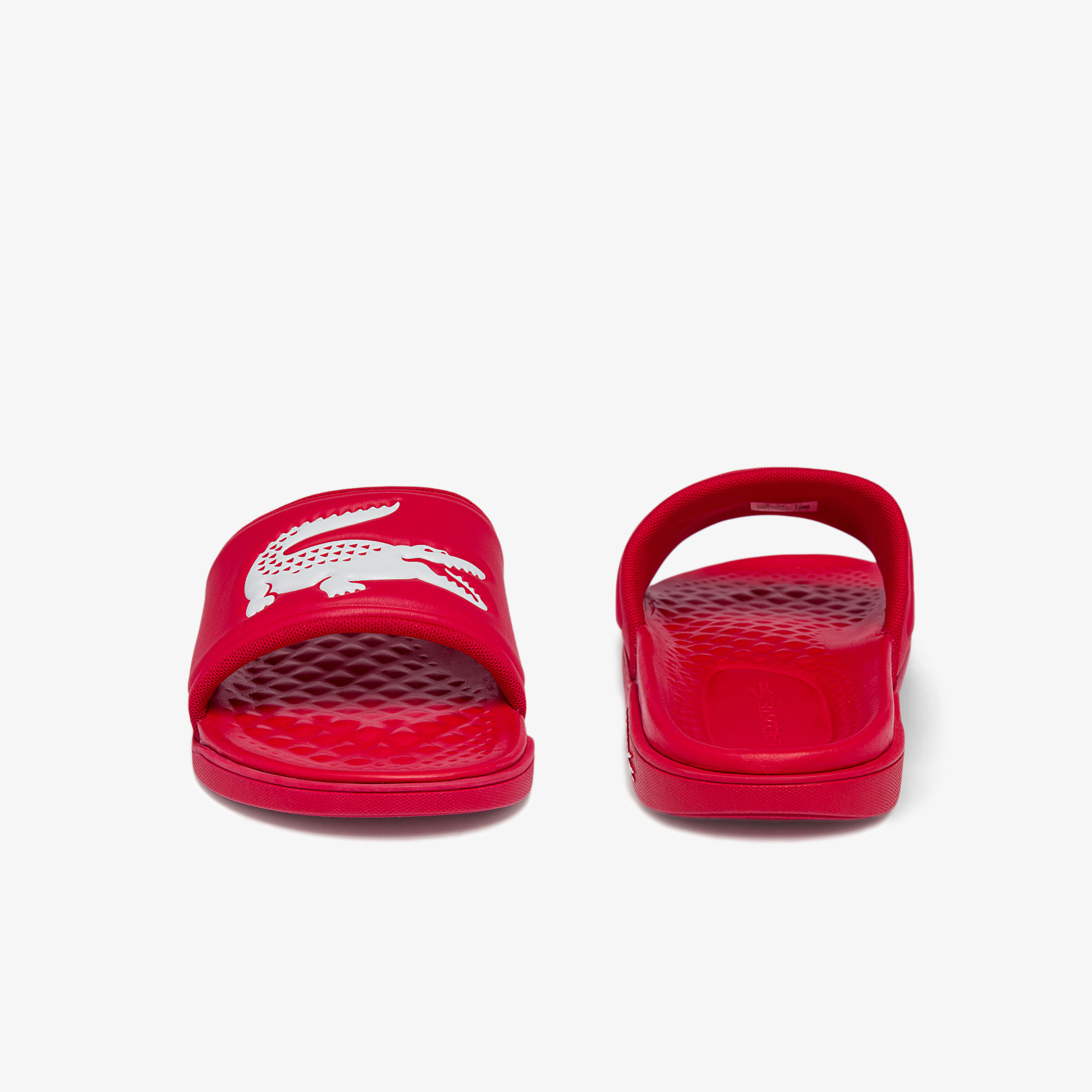 Red lacoste clearance sliders