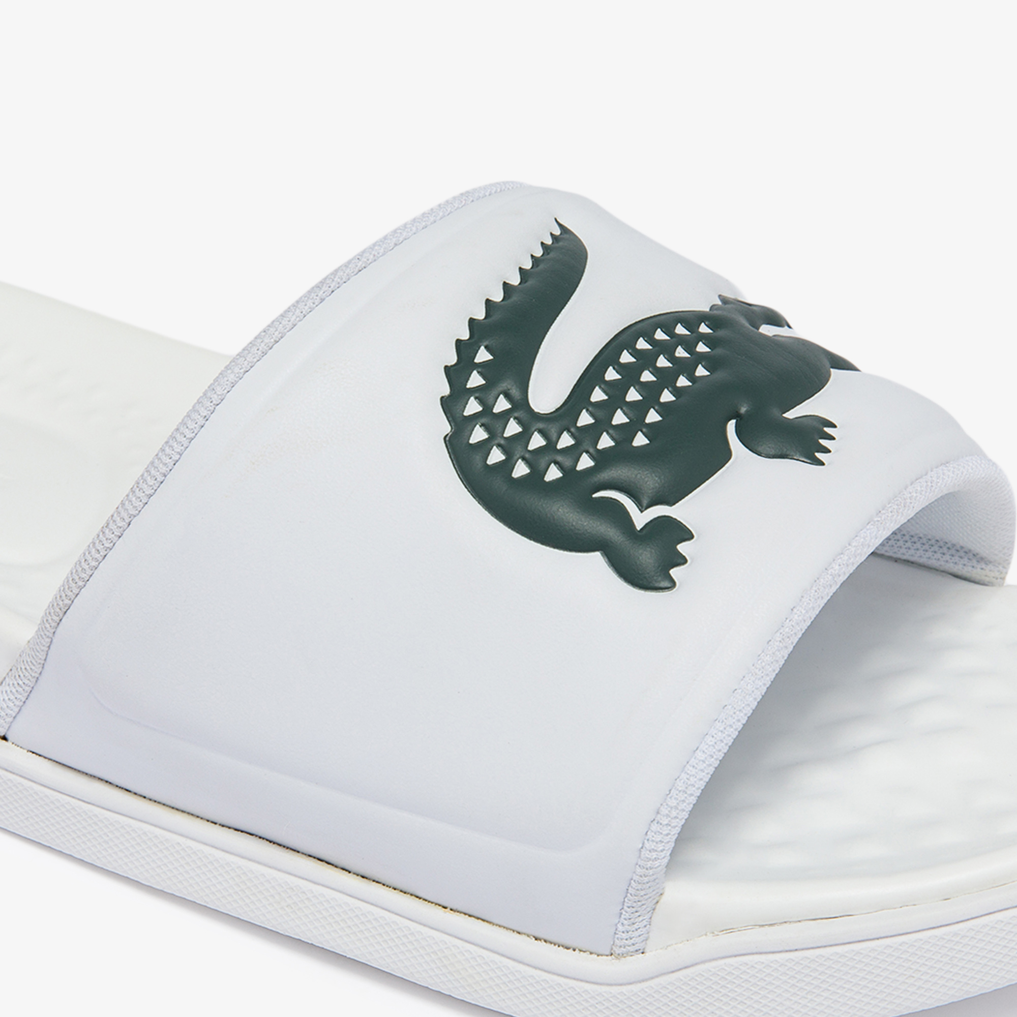 Claquette lacoste blanc discount