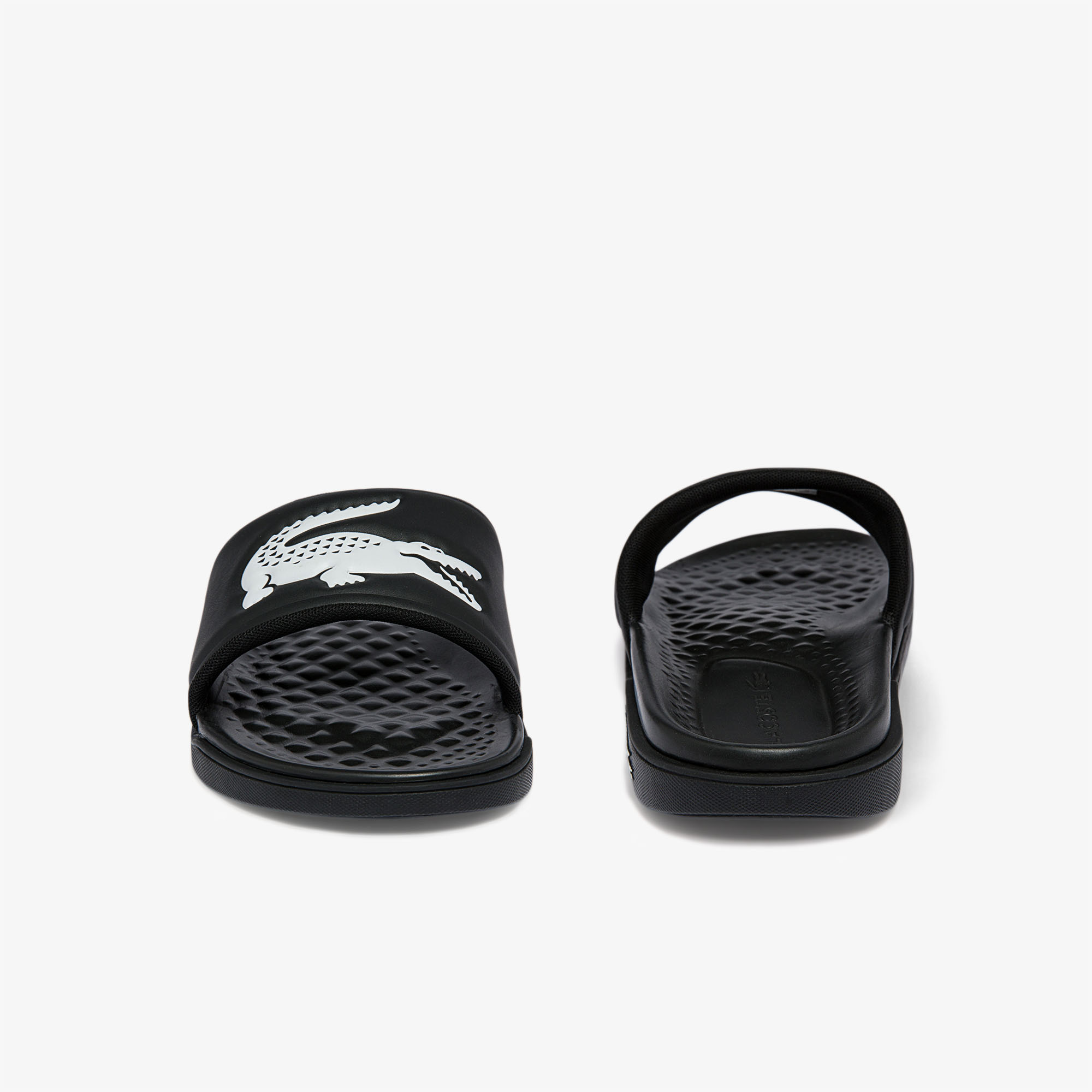 Men s Croco Dualiste Synthetic Slides LACOSTE