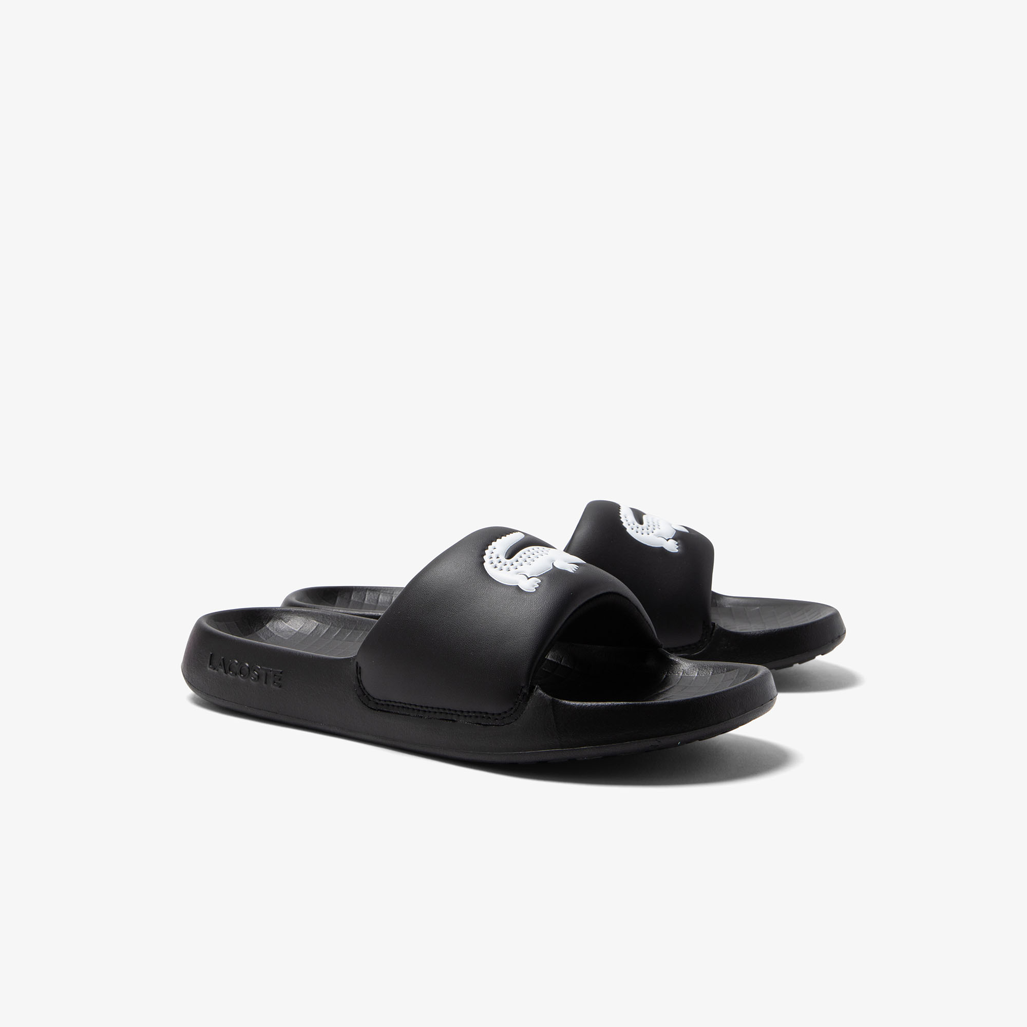 Lacoste rubber shop slides