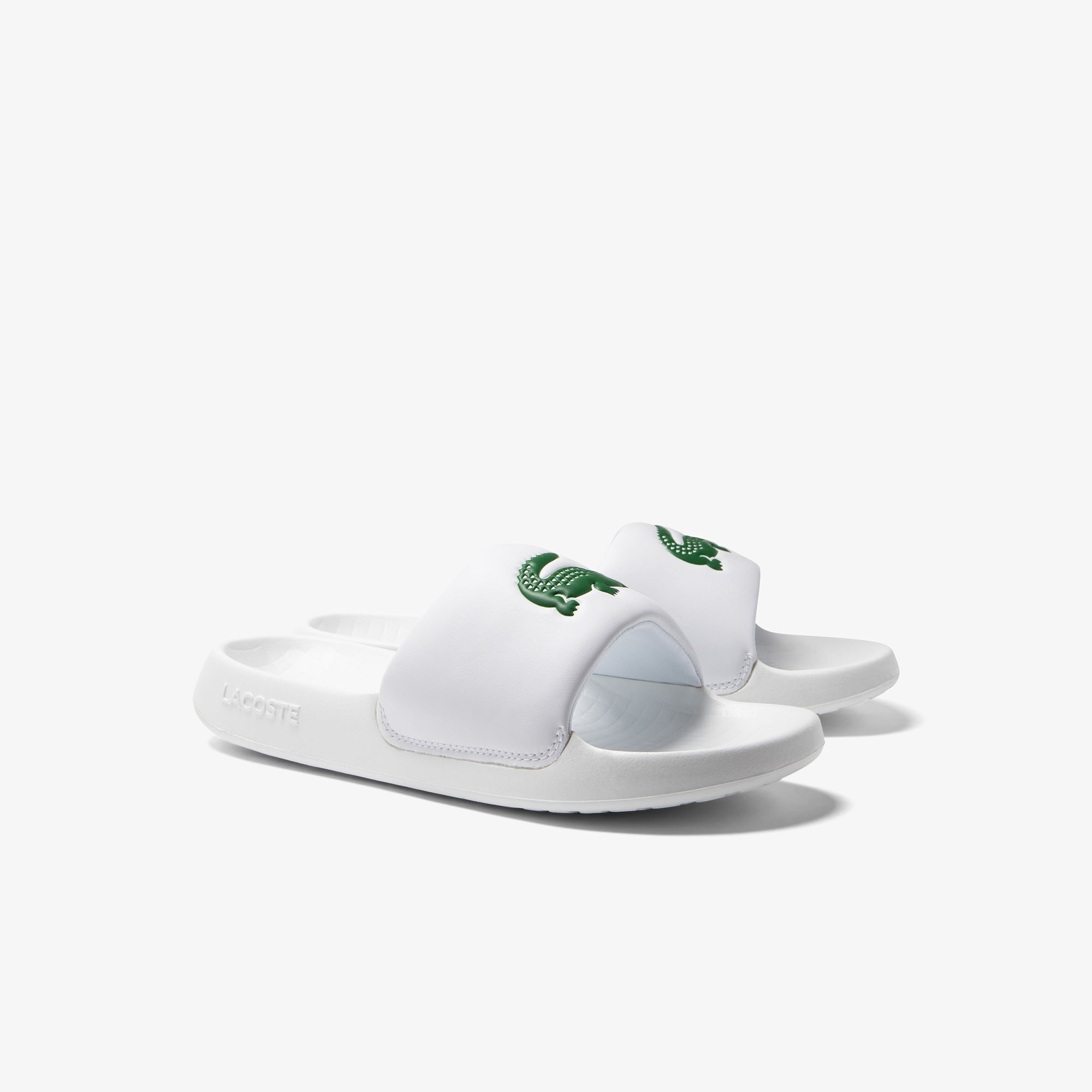 Boys lacoste slides clearance