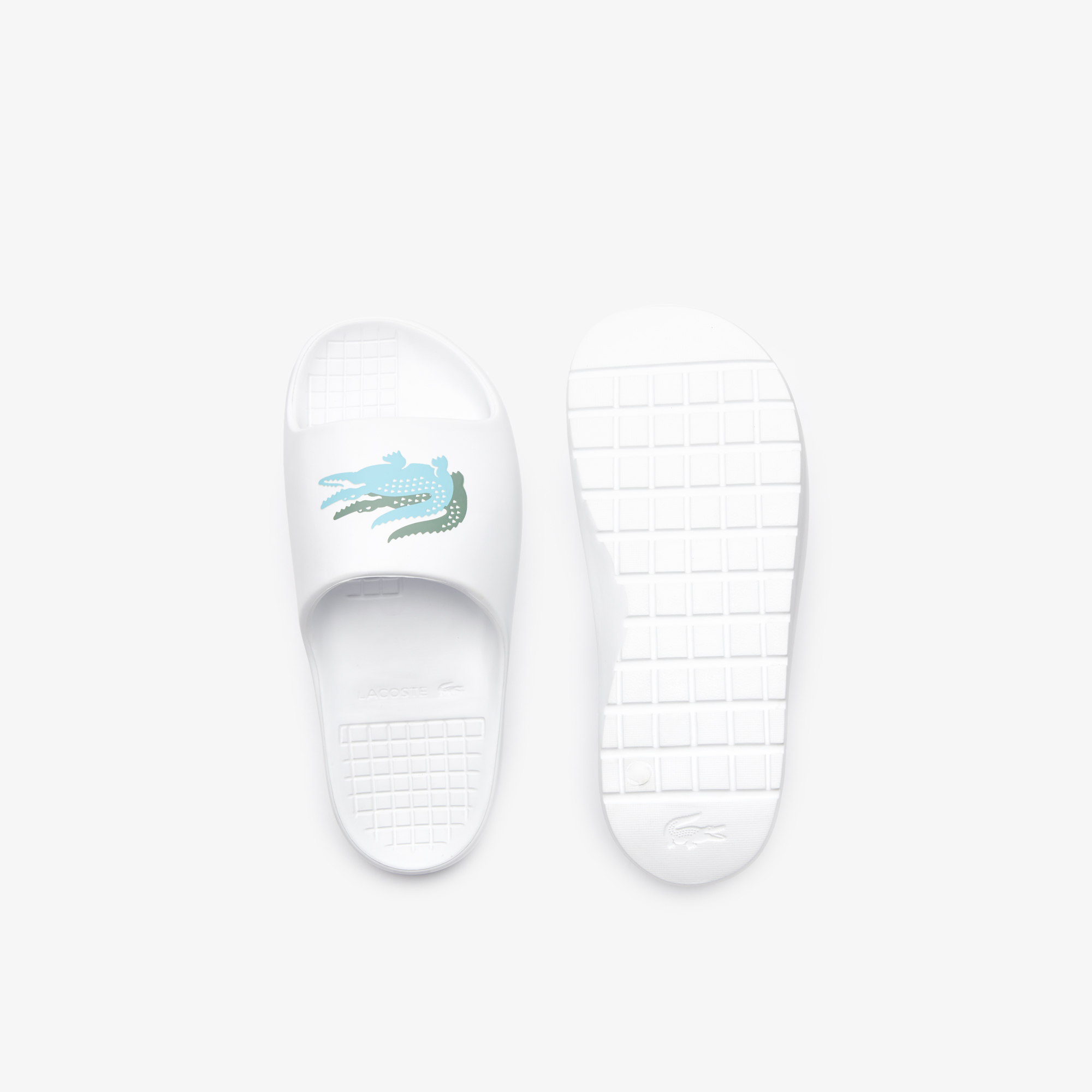 Men s Croco 2.0 Synthetic Slides LACOSTE