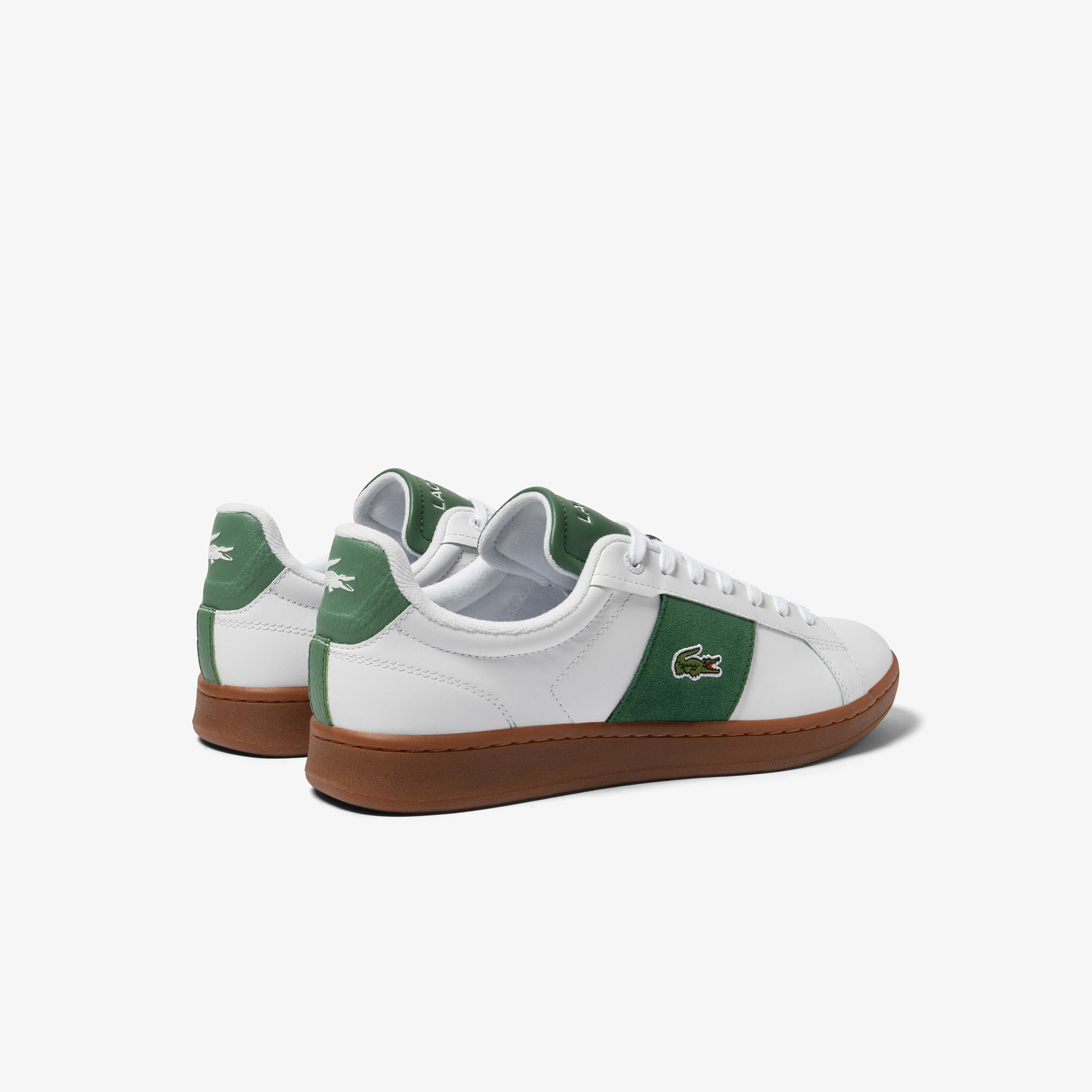 Lacoste men's carnaby leather clearance sneakers