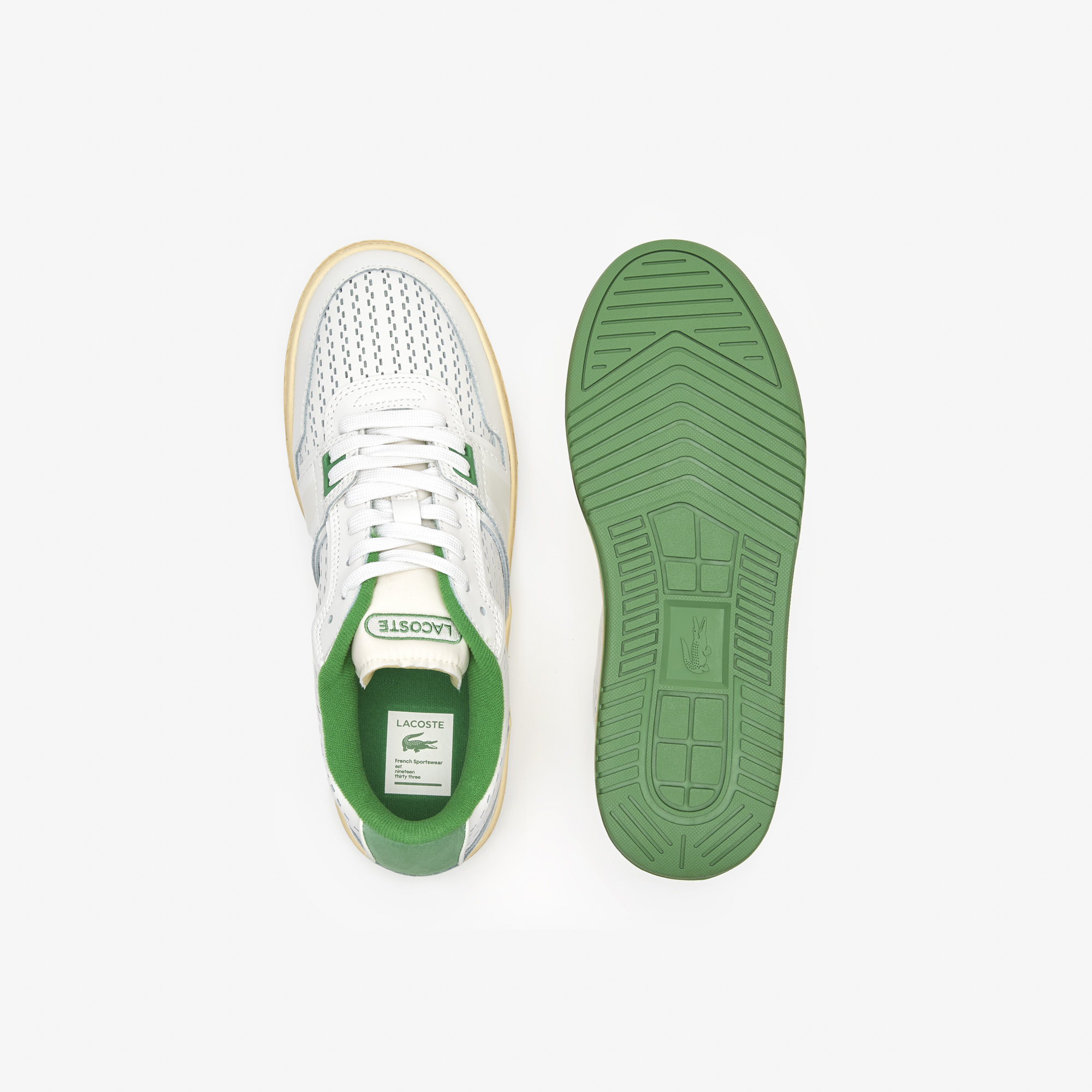 Men s L001 Leather Sneakers LACOSTE