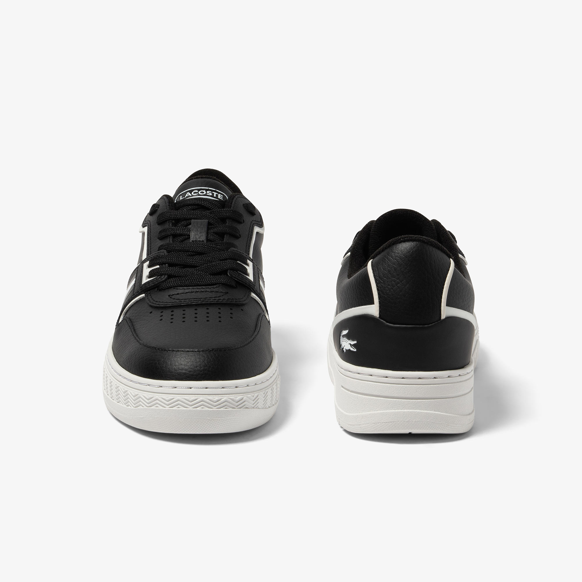 Sneakers lacoste noir sales