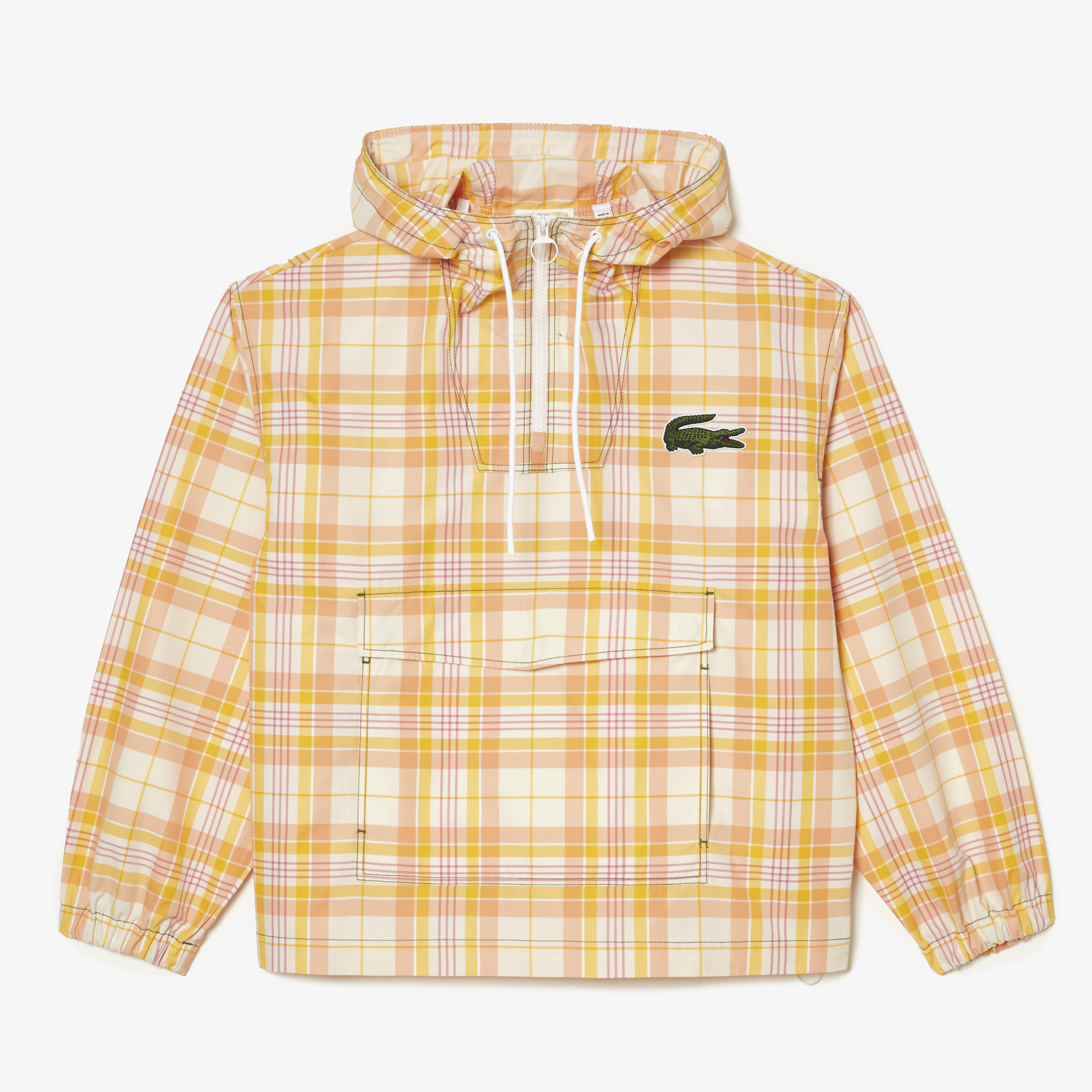 Supreme lacoste reflective grid nylon anorak white discount