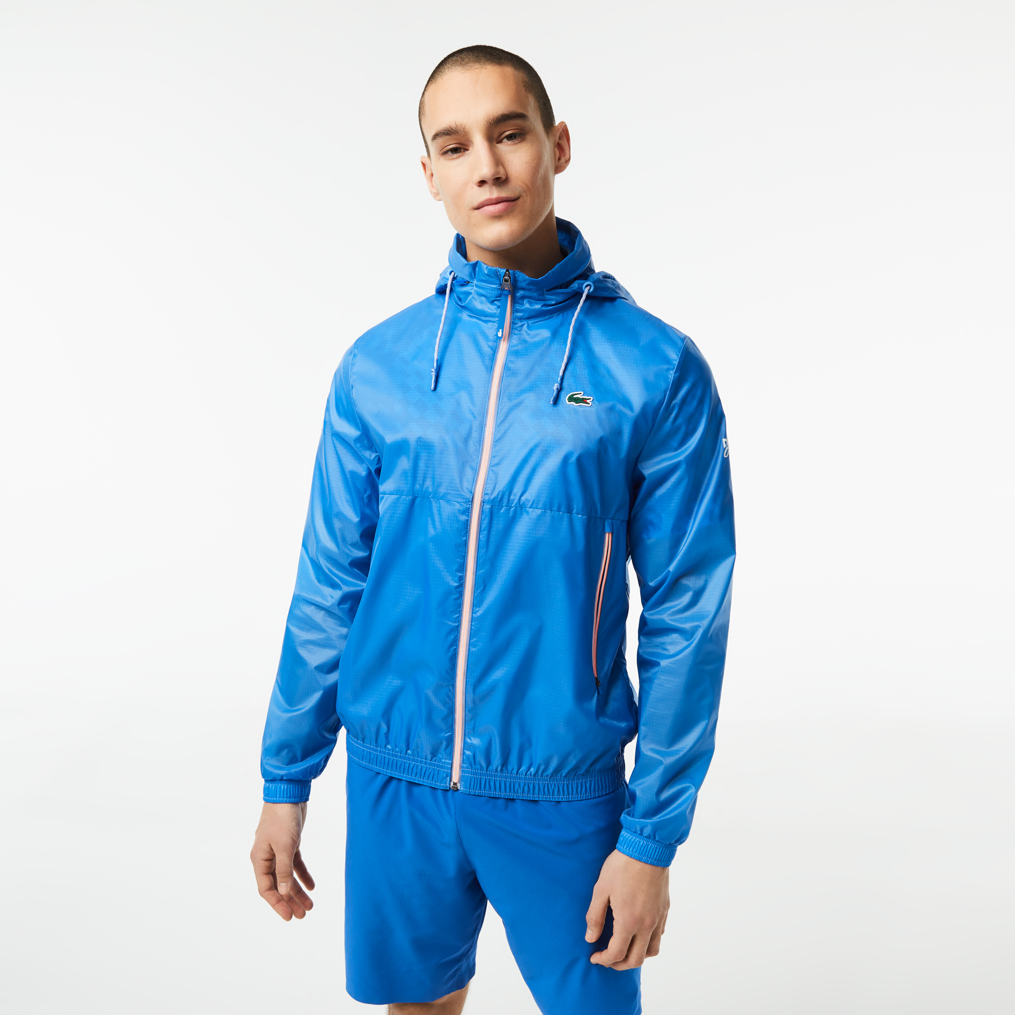 Mens lacoste windbreaker jacket sale
