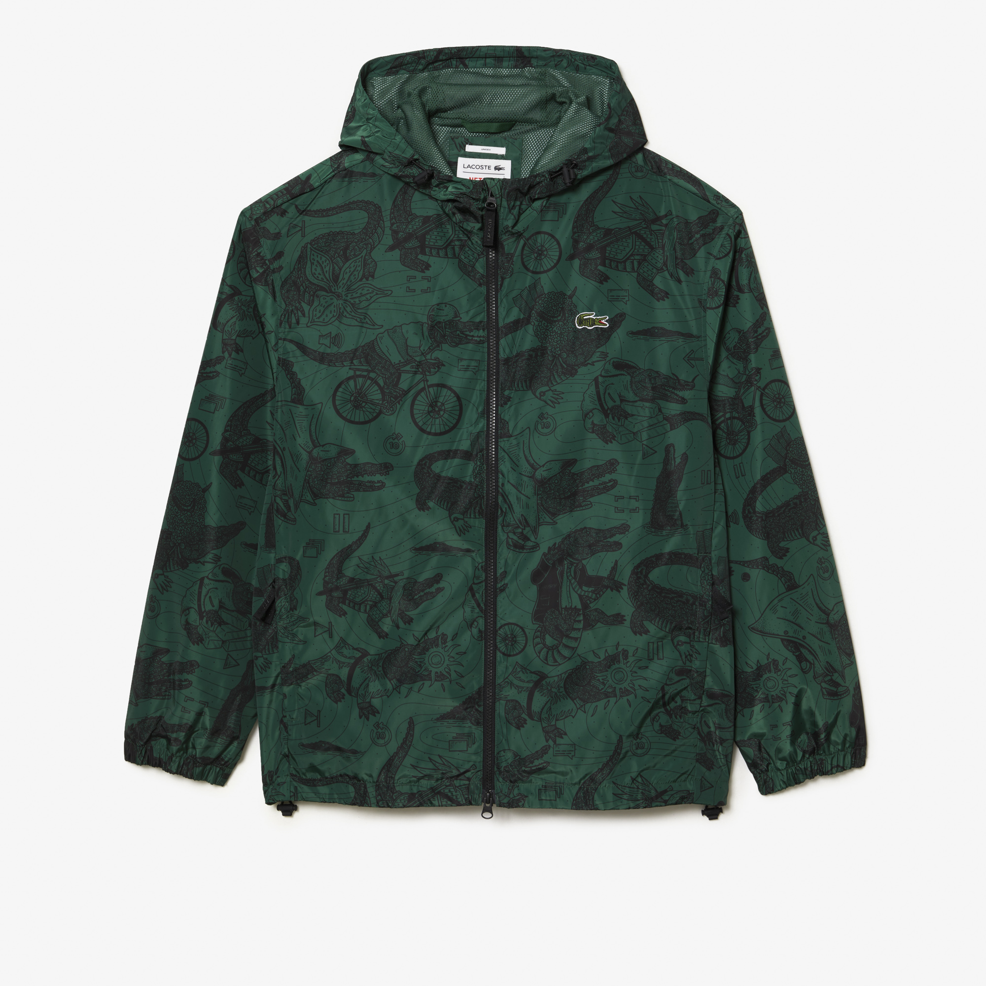 Unisex Lacoste X Netflix Printed Hooded Jacket LACOSTE