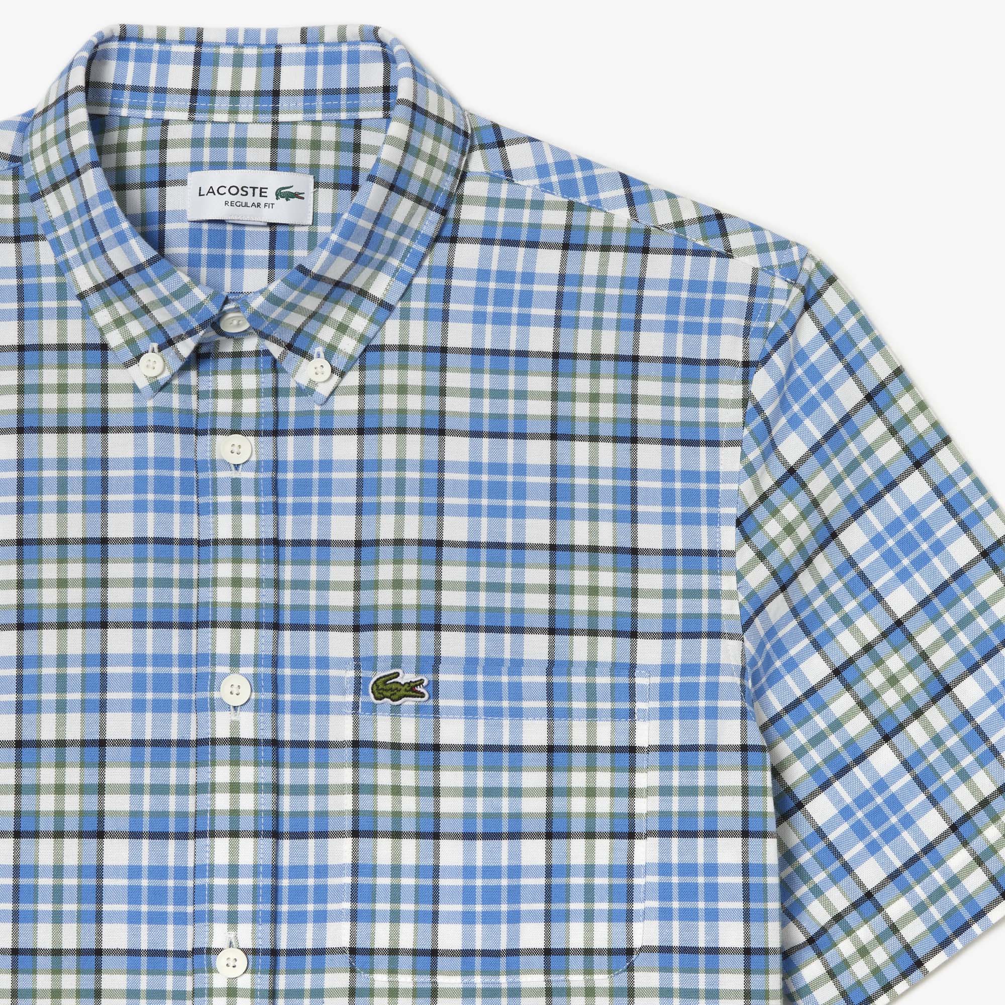 Lacoste check shirt deals