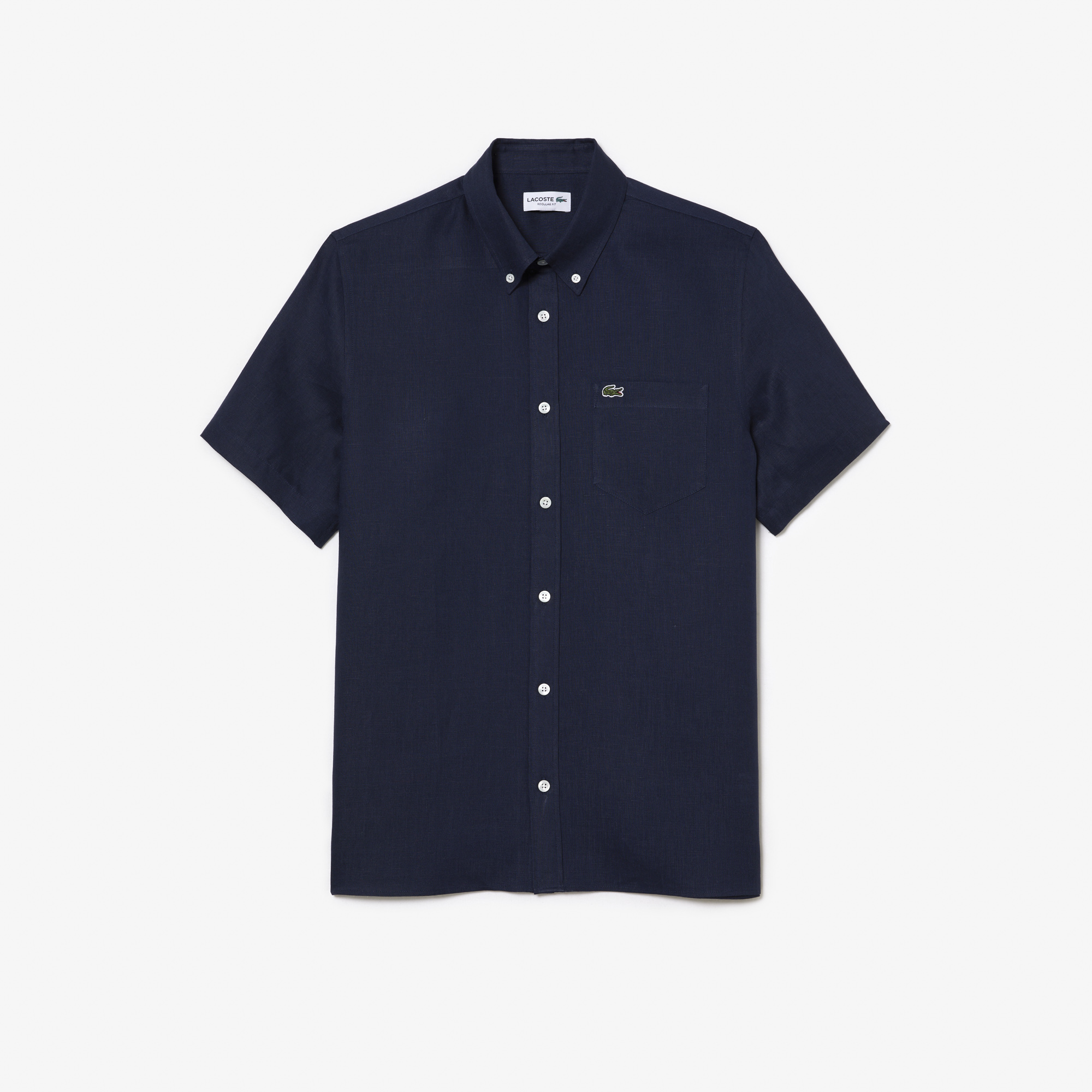 Lacoste short sleeve button sales down shirt
