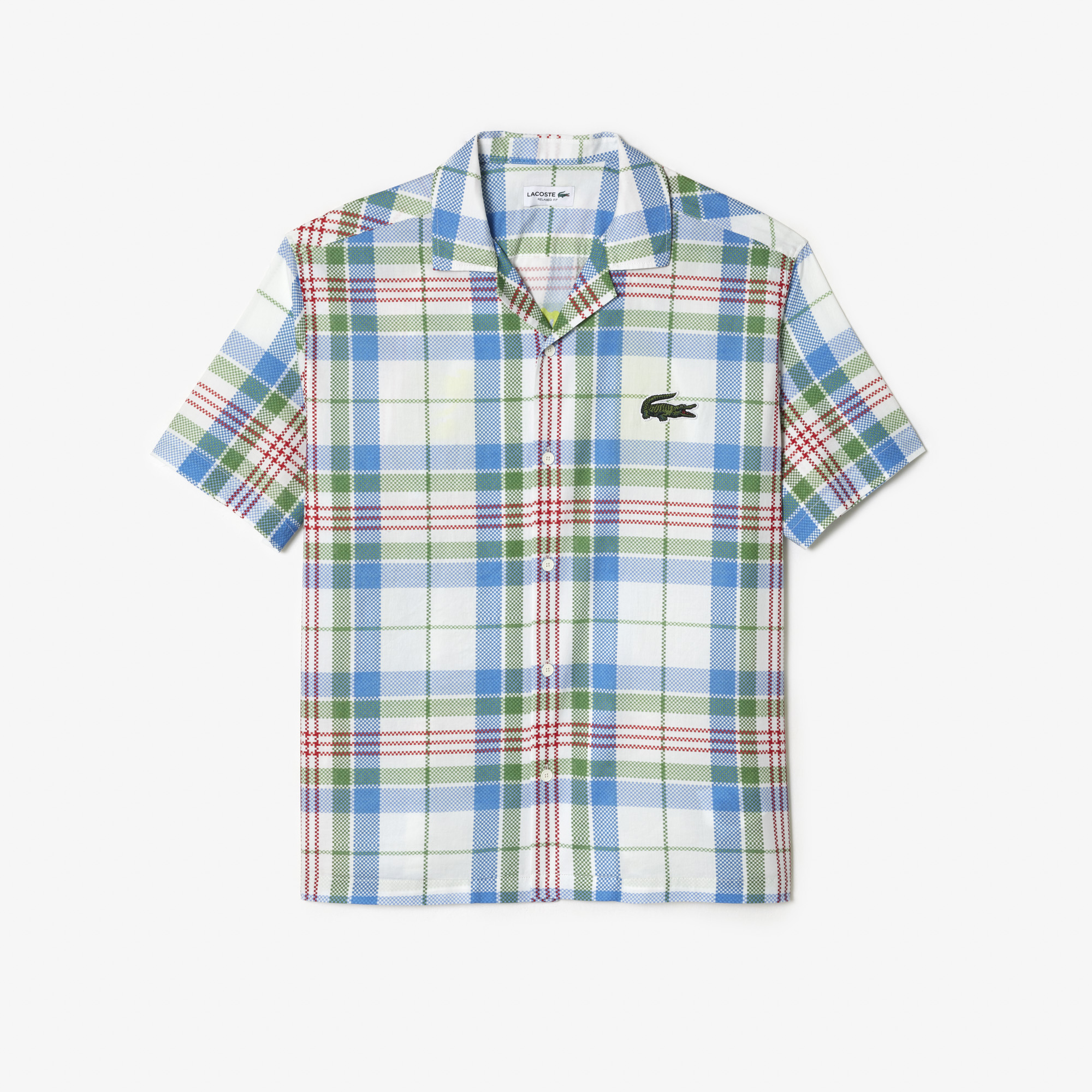 Lacoste plaid outlet