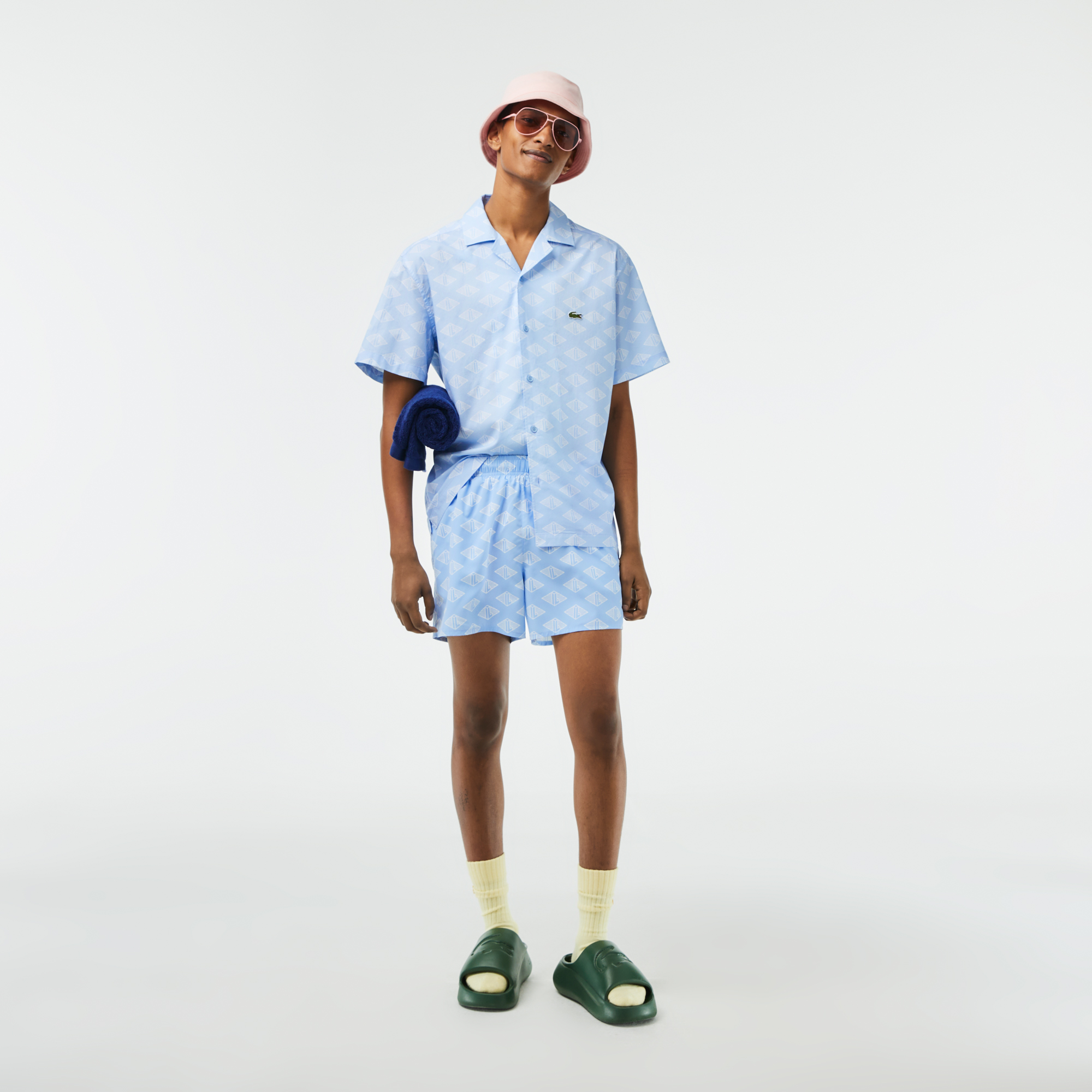 Matching short sleeve outlet shirt and shorts