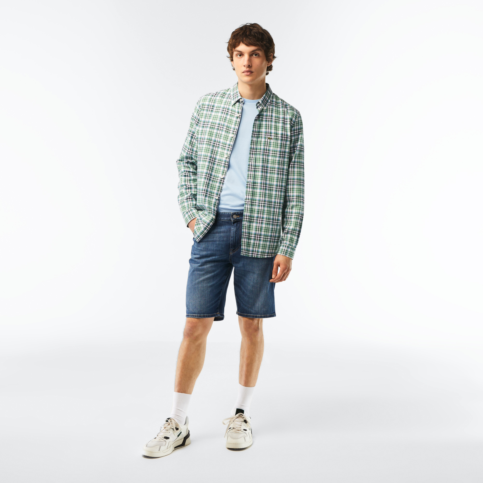 Lacoste hotsell denim shorts