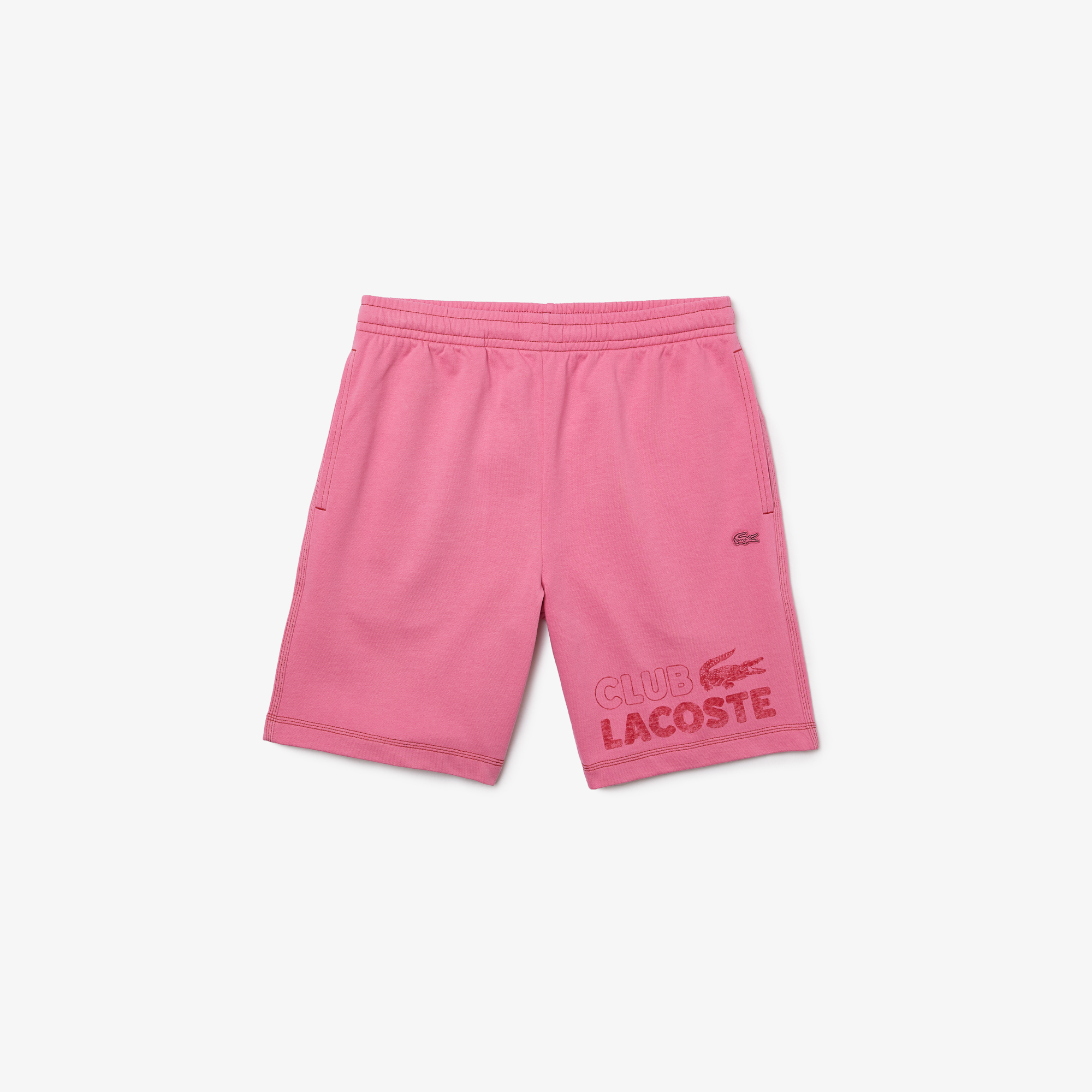 Mens pink fleece shorts shop