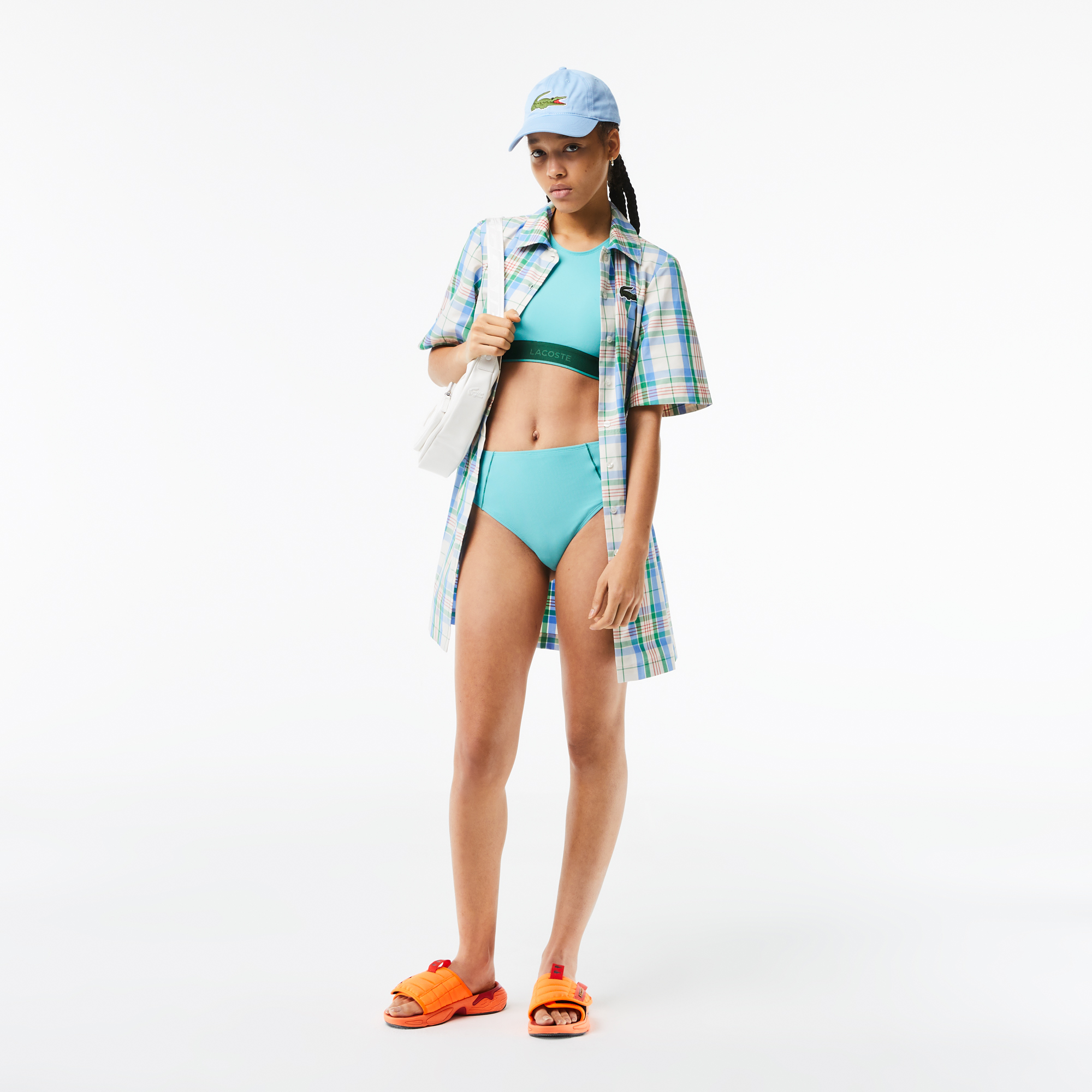 Lacoste swimsuit shop womens