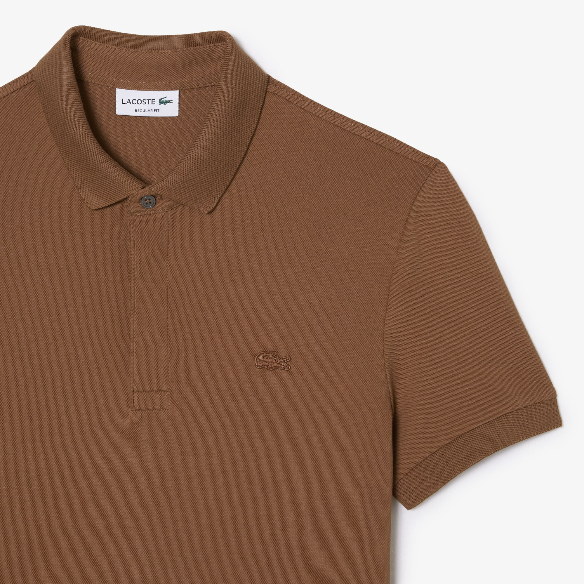 Polo marron lacoste store