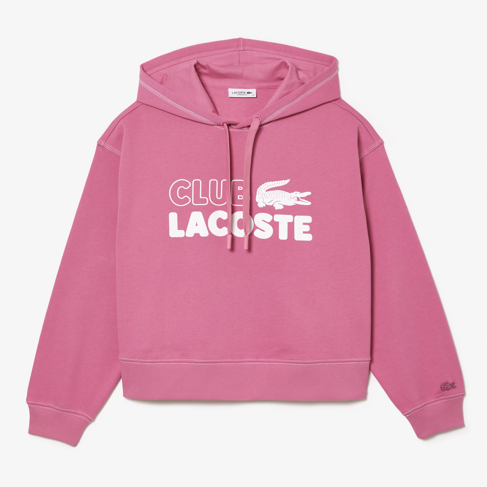 Pink discount lacoste hoodie