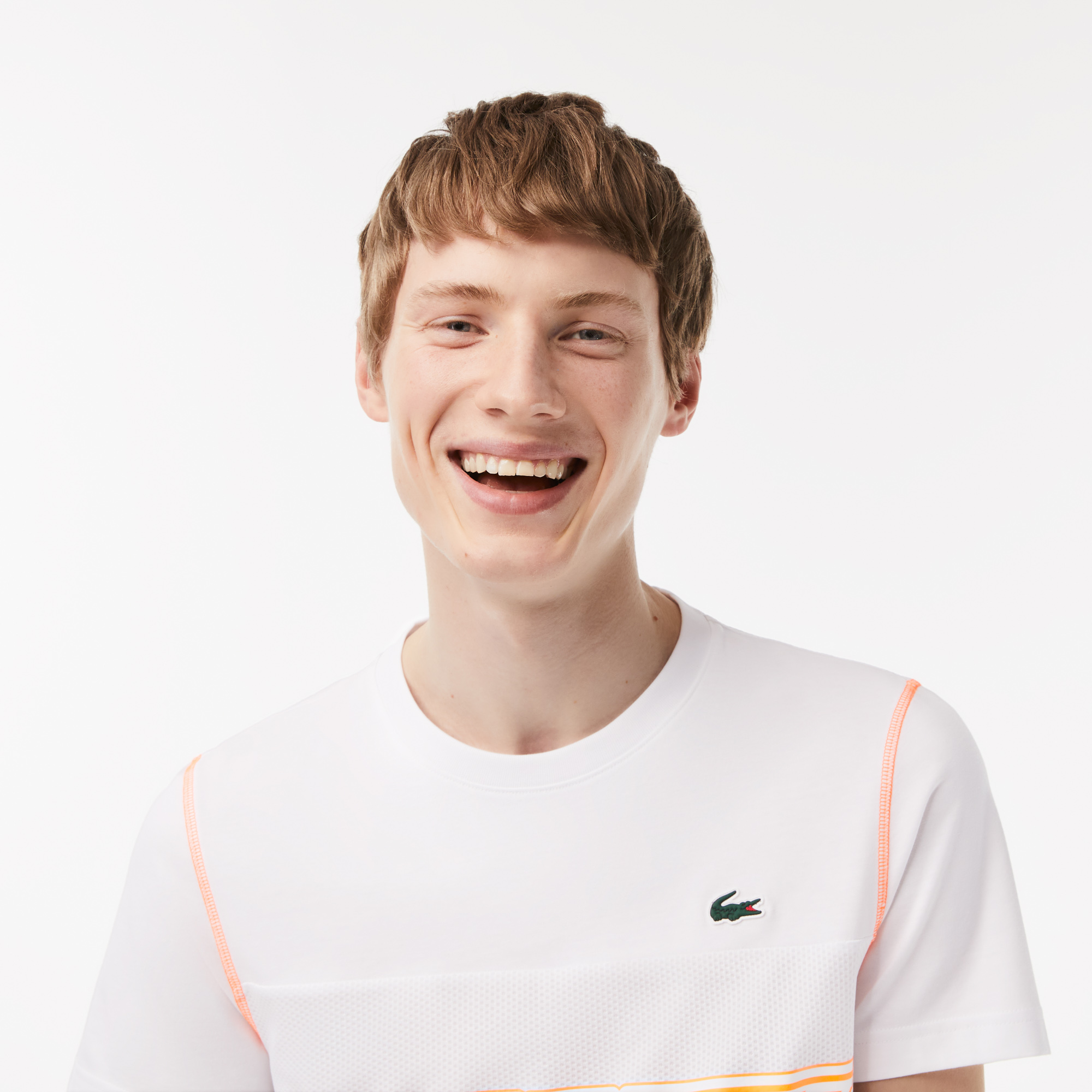 Tee shirt lacoste jaune hotsell