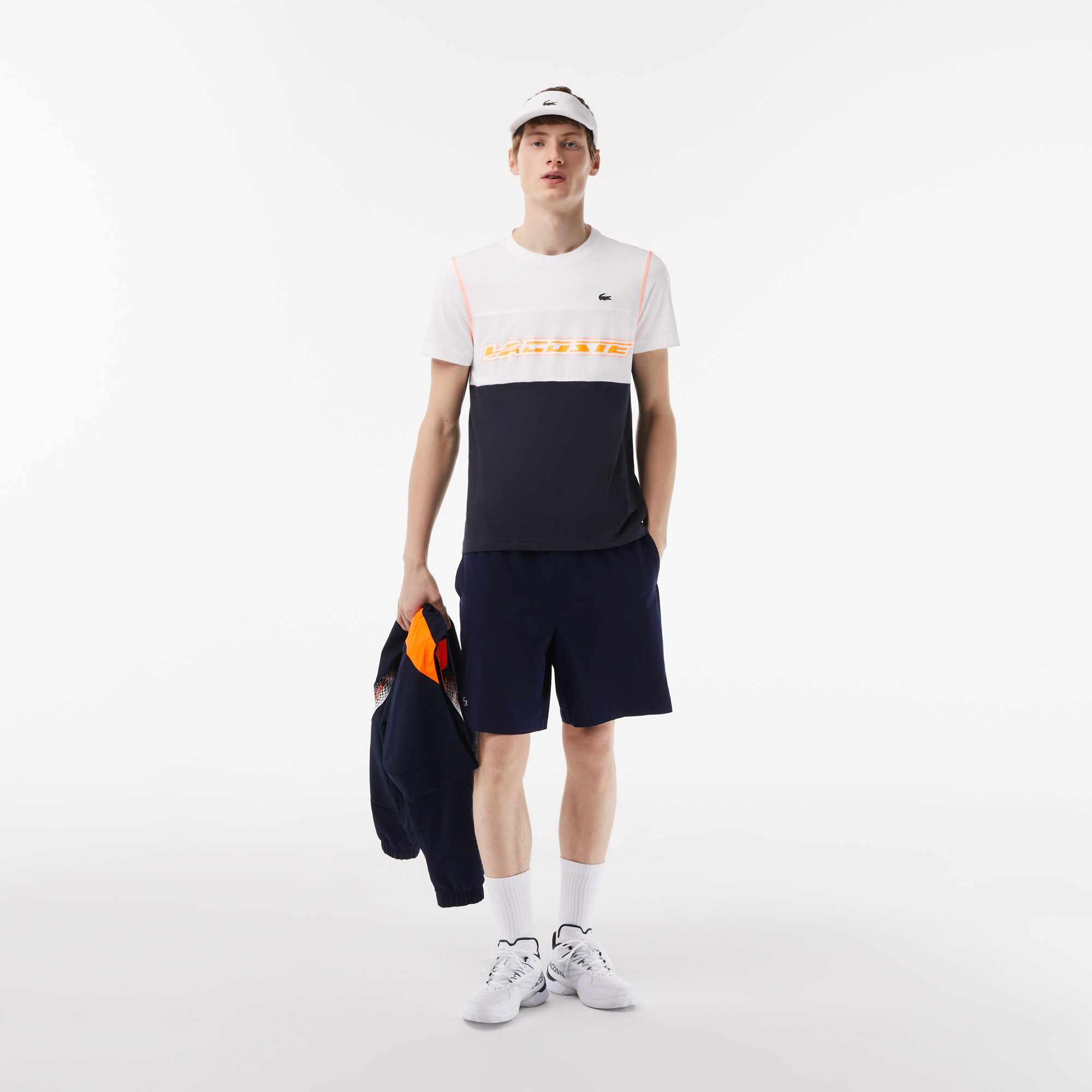 Lacoste ensemble short tee discount shirt