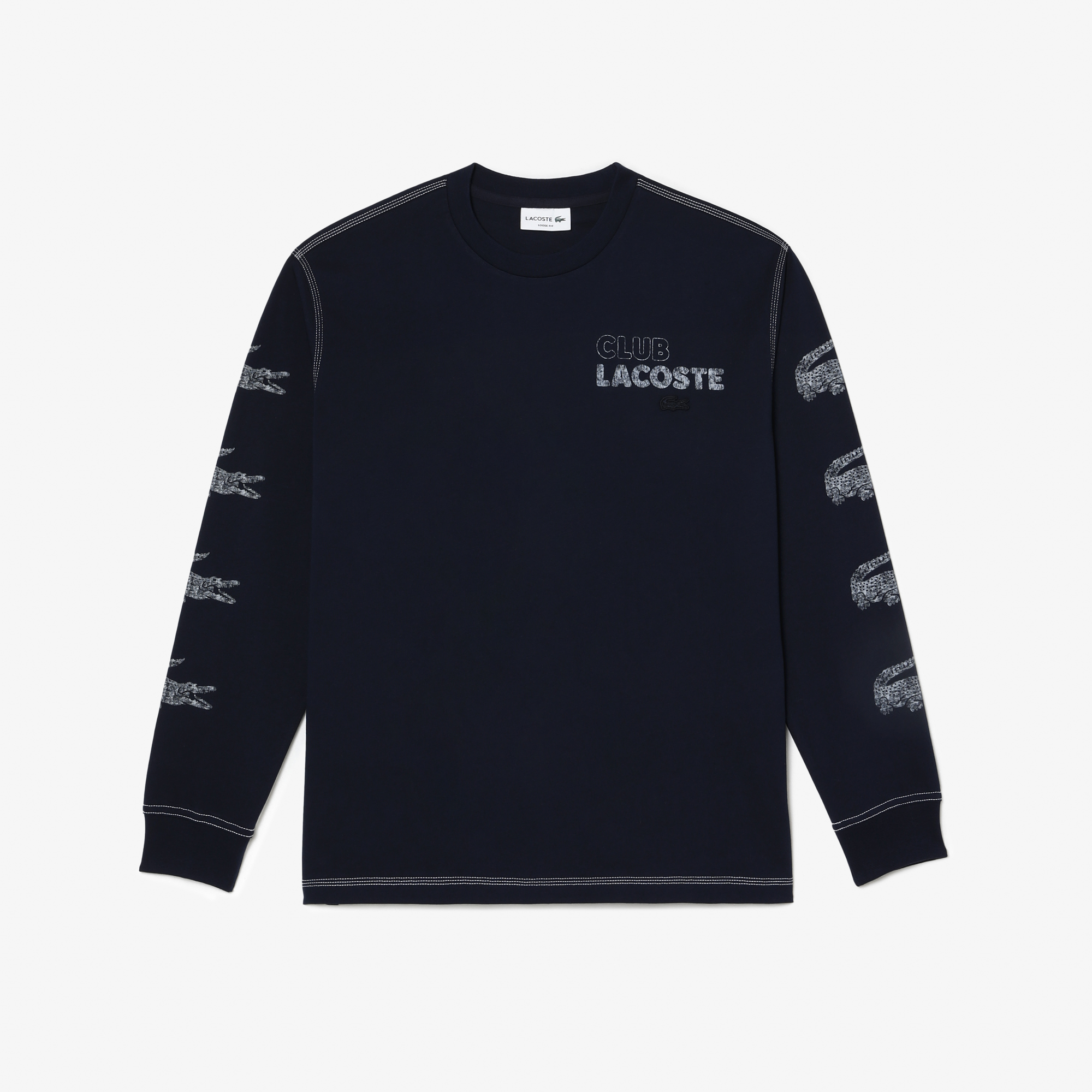 Unisex Lacoste Loose Fit Croc T Shirt LACOSTE