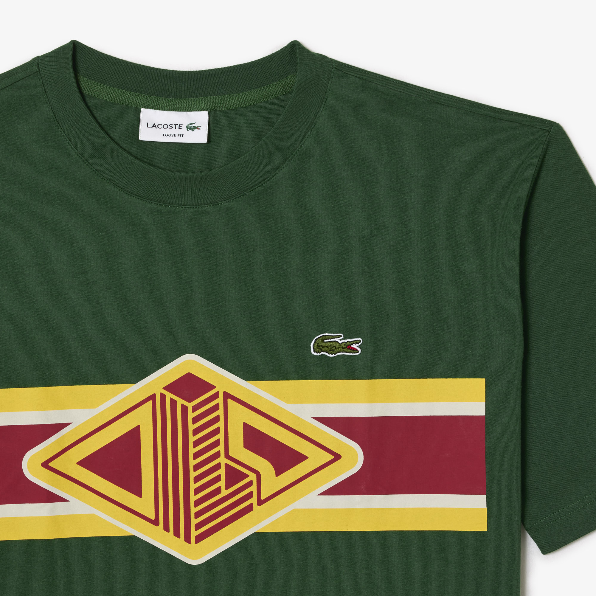 Gold lacoste shirt hotsell