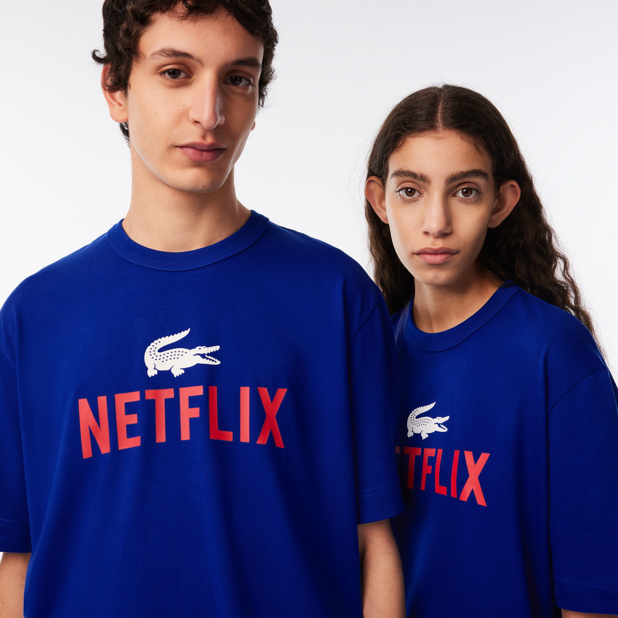 Unisex Lacoste X Netflix Loose Fit Organic Cotton T Shirt LACOSTE
