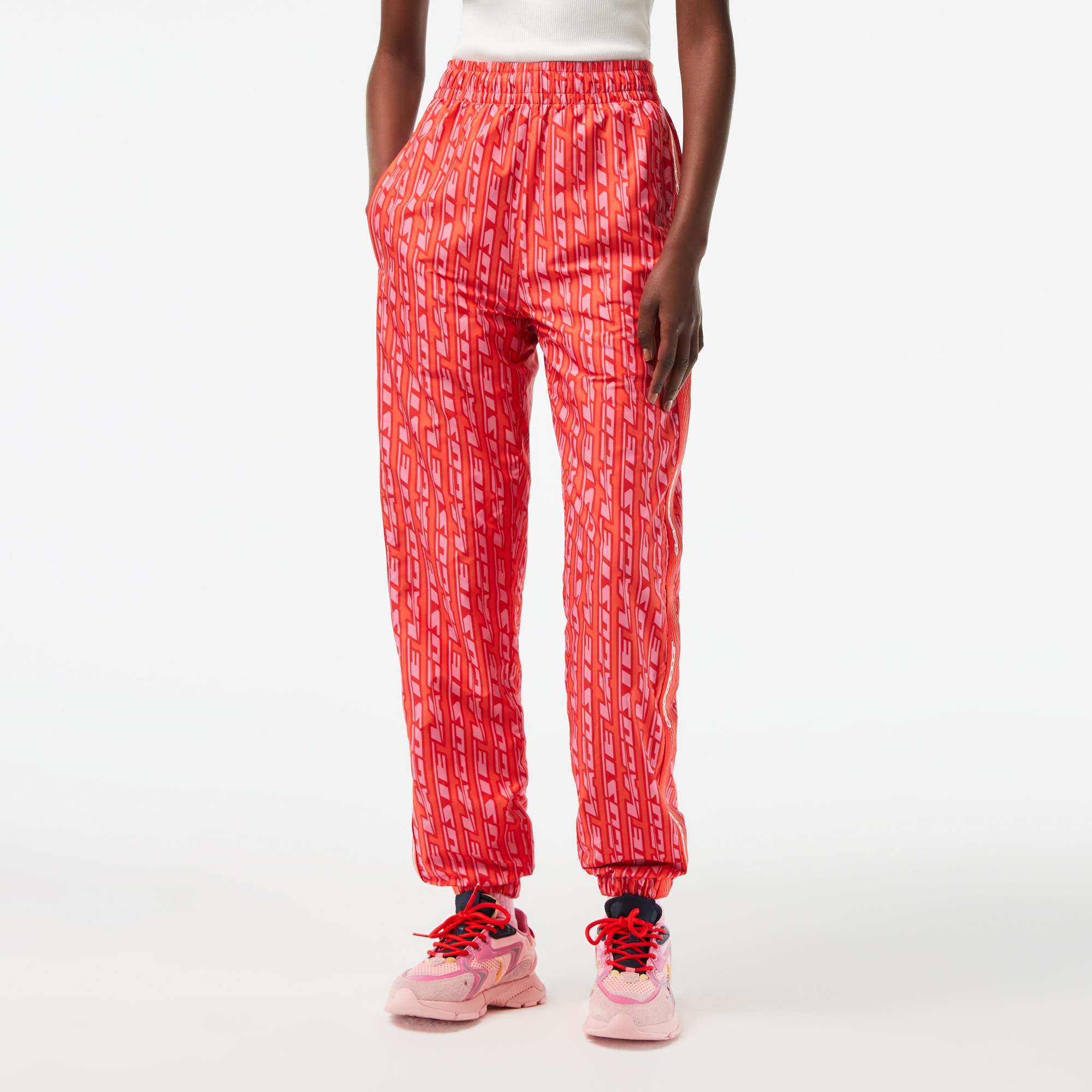 Red lacoste shop guppy pants
