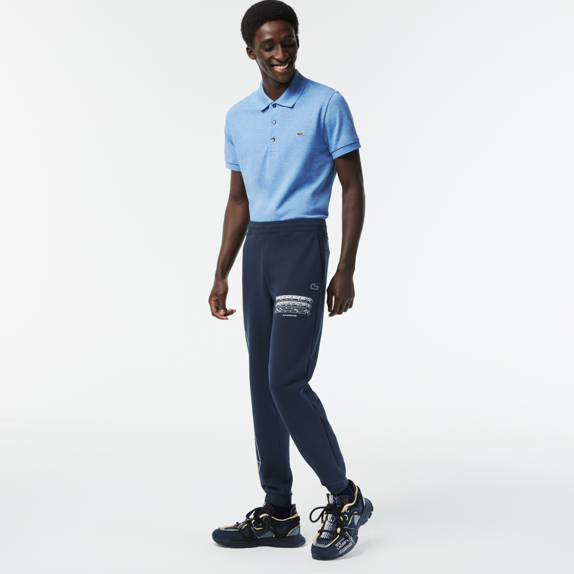 Men s Lacoste Slim Fit Double Sided Track Pants LACOSTE