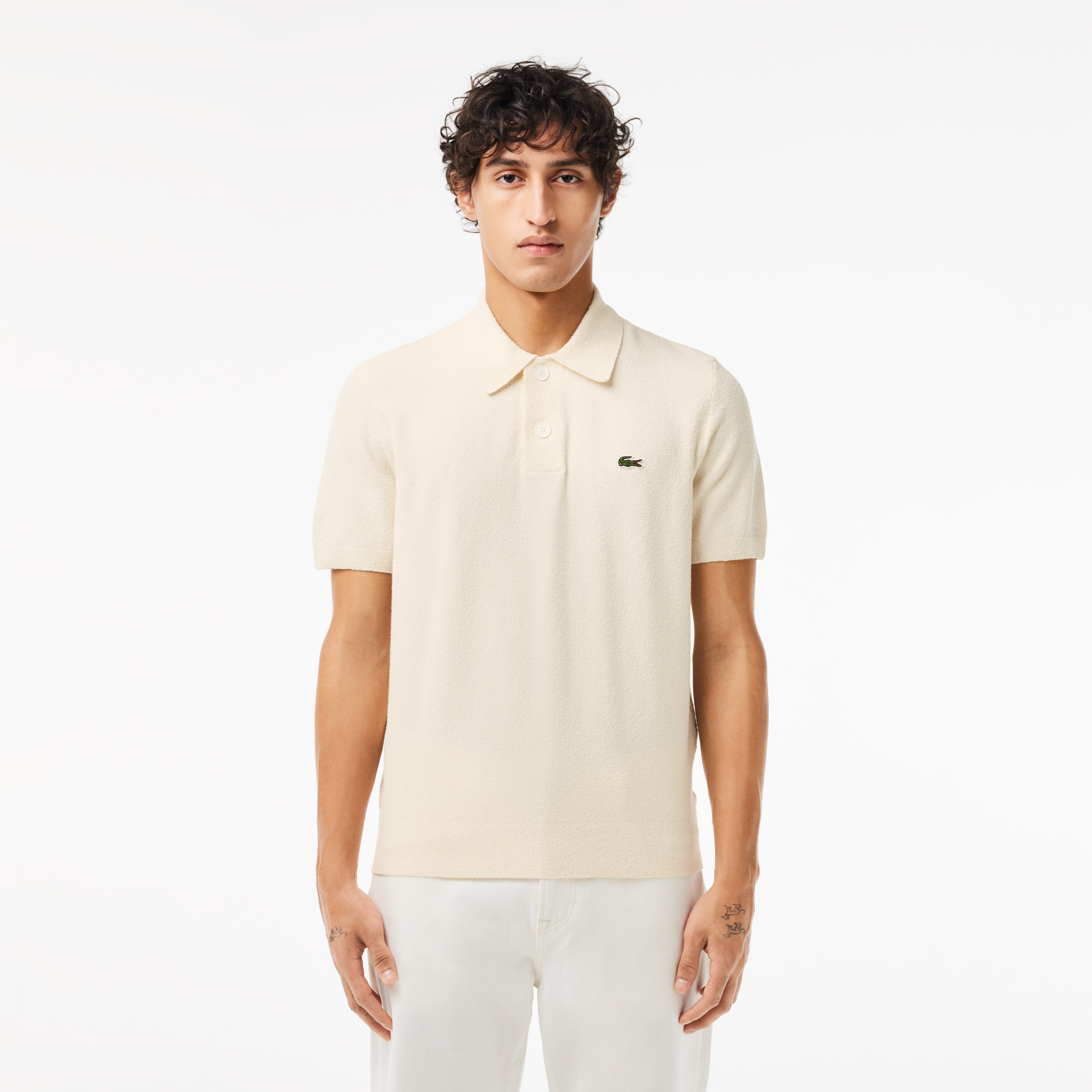 Polo collar sweatshirt sale