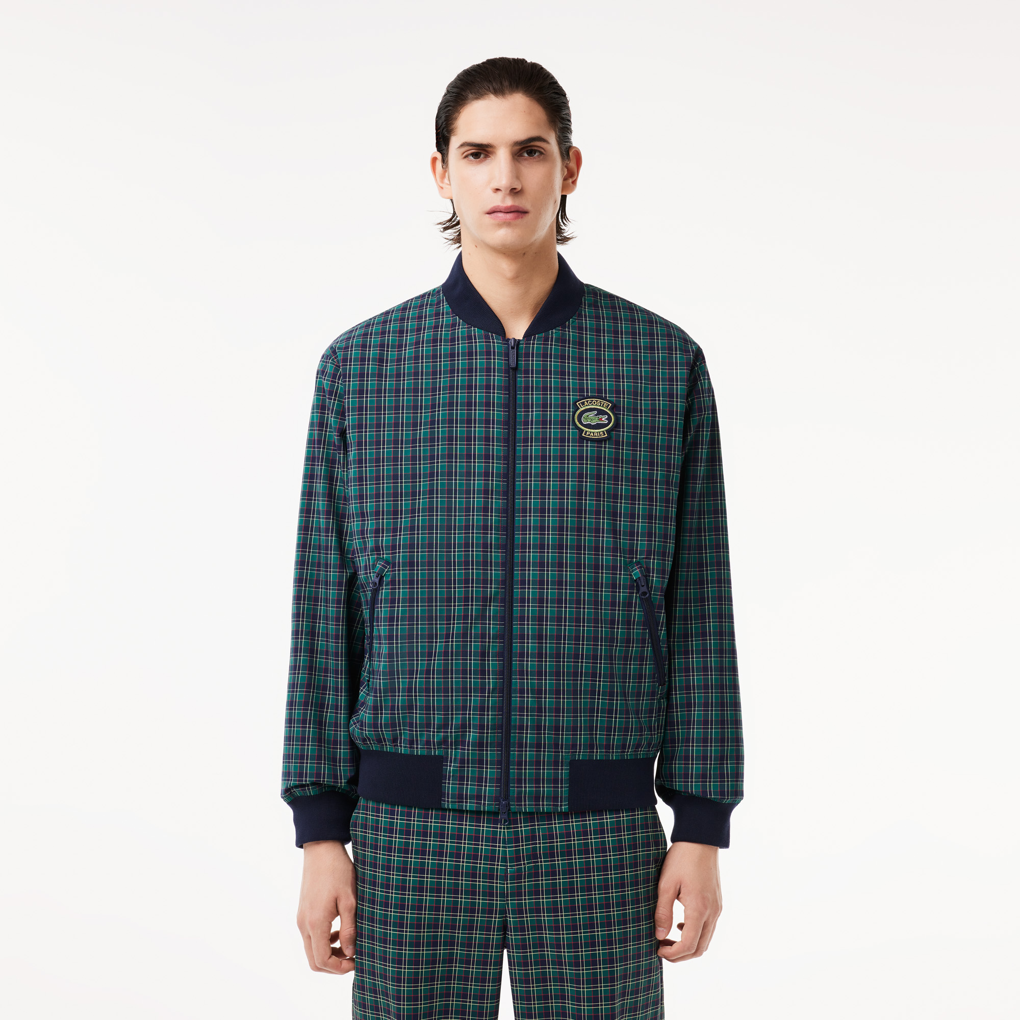 Plaid harrington jacket on sale