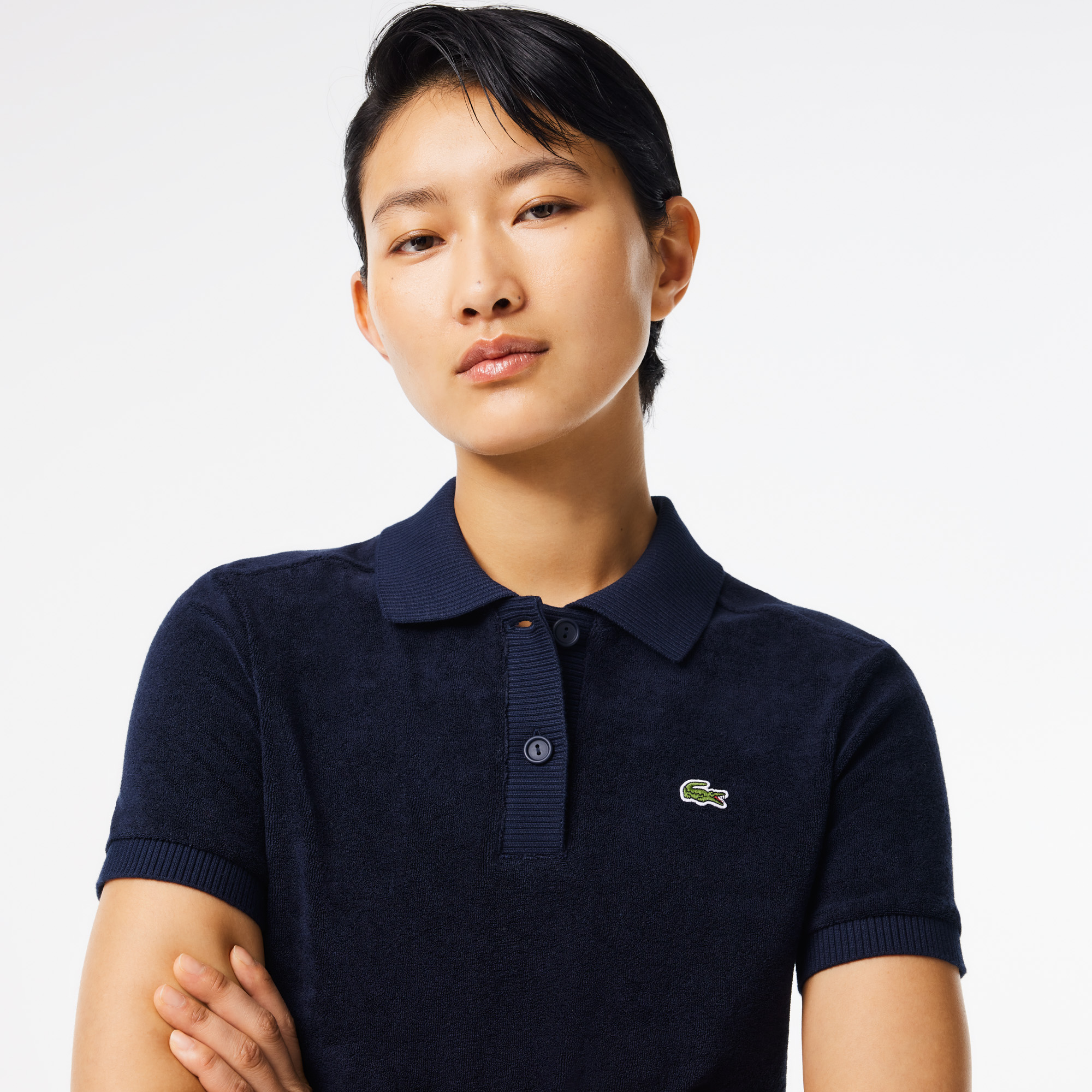 Slim Fit Terry Knit Polo Shirt LACOSTE