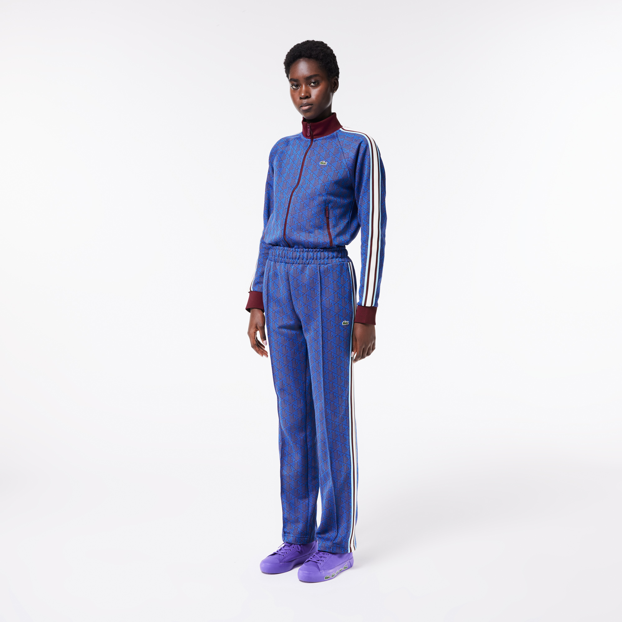 Blue lacoste guppy pants top