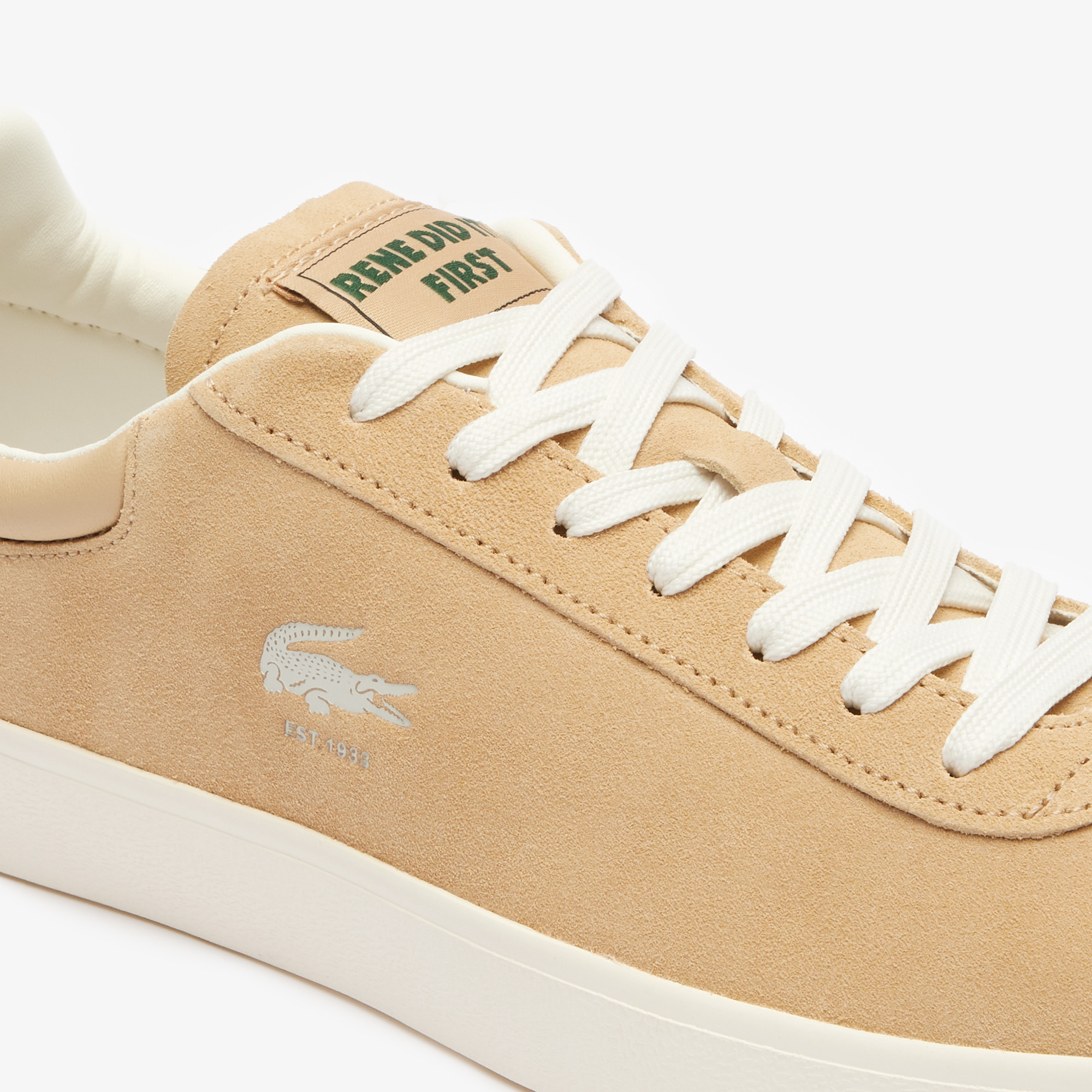 Men s Baseshot Tonal Leather Trainers LACOSTE