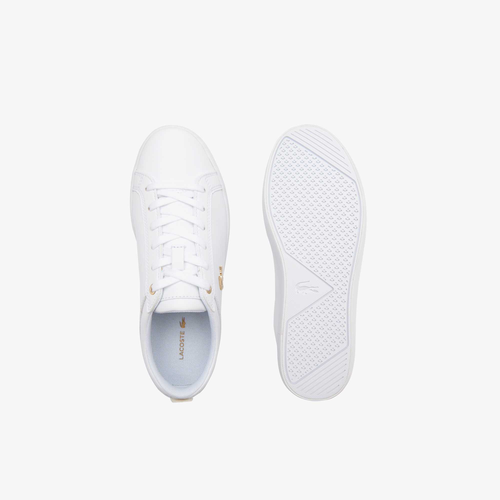 Women s Straightset Leather Sneakers LACOSTE