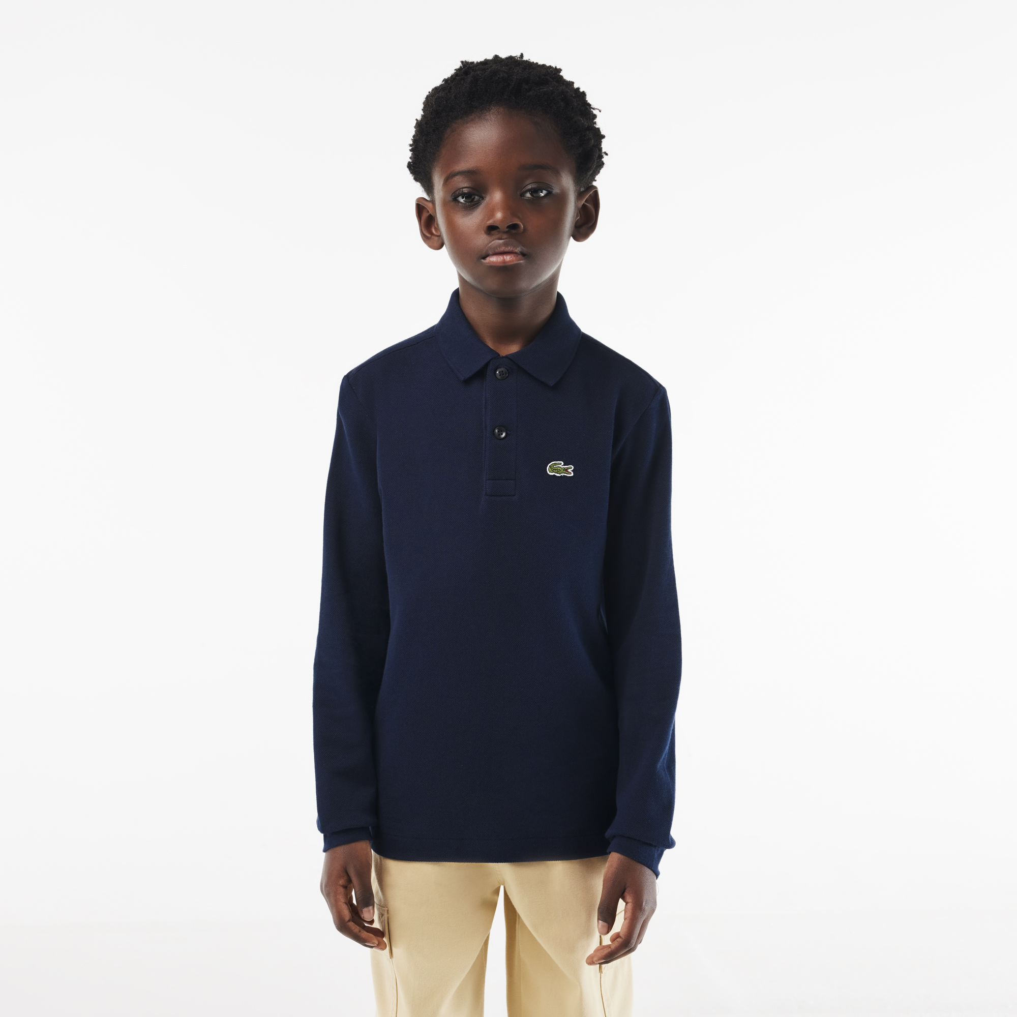 Long Sleeve Petit Pique Polo Shirt LACOSTE