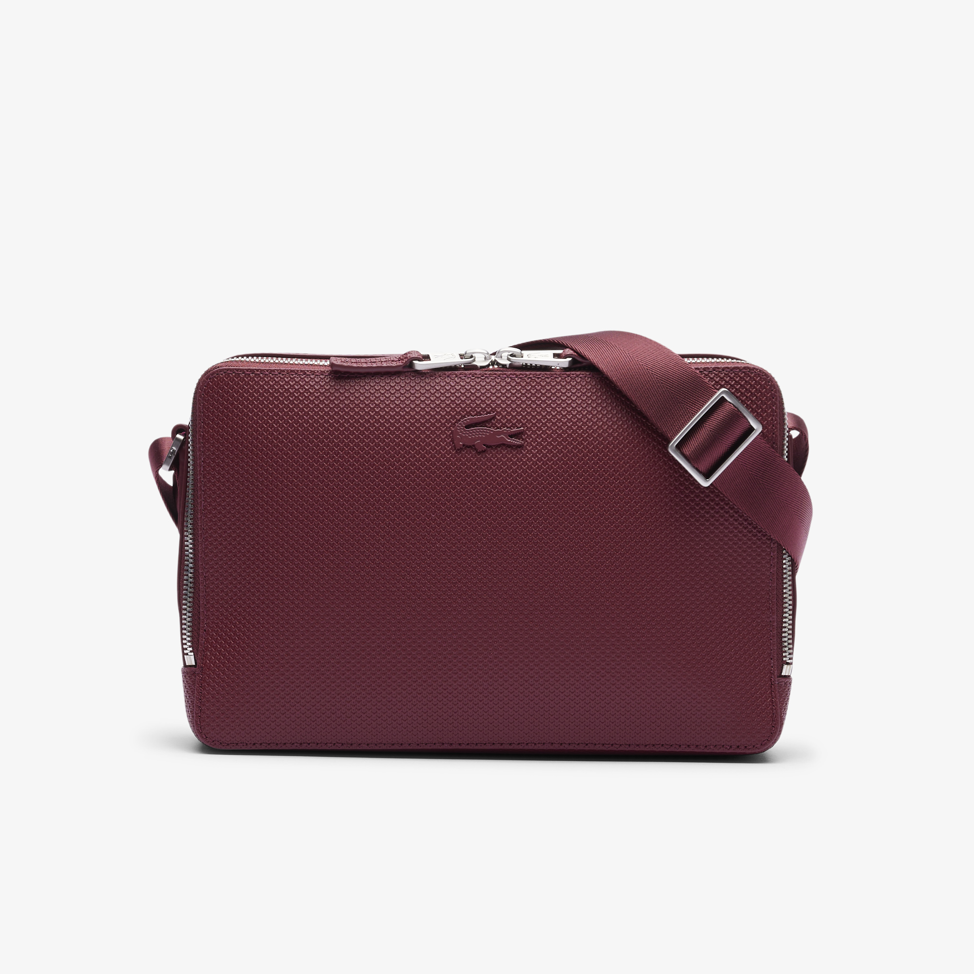 【LACOSTE】Chantaco Small Reporter Bag★男女共用★送料関税込 Petit sac reporter Chantaco en cuir - Sacoches & Pochettes