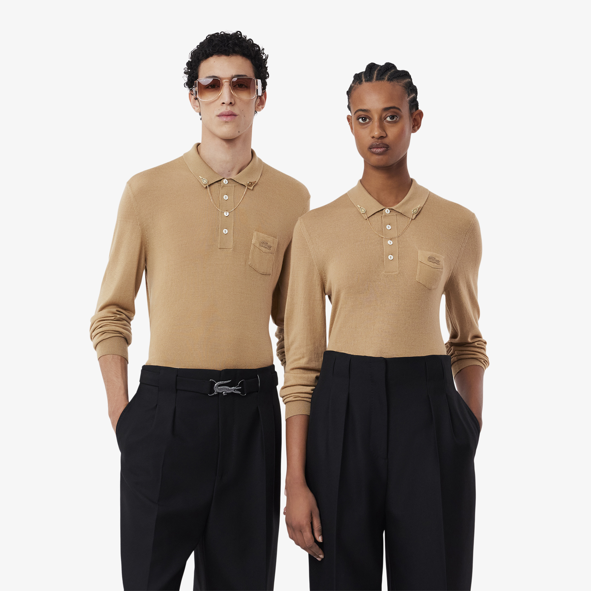 Polo style sweater clearance