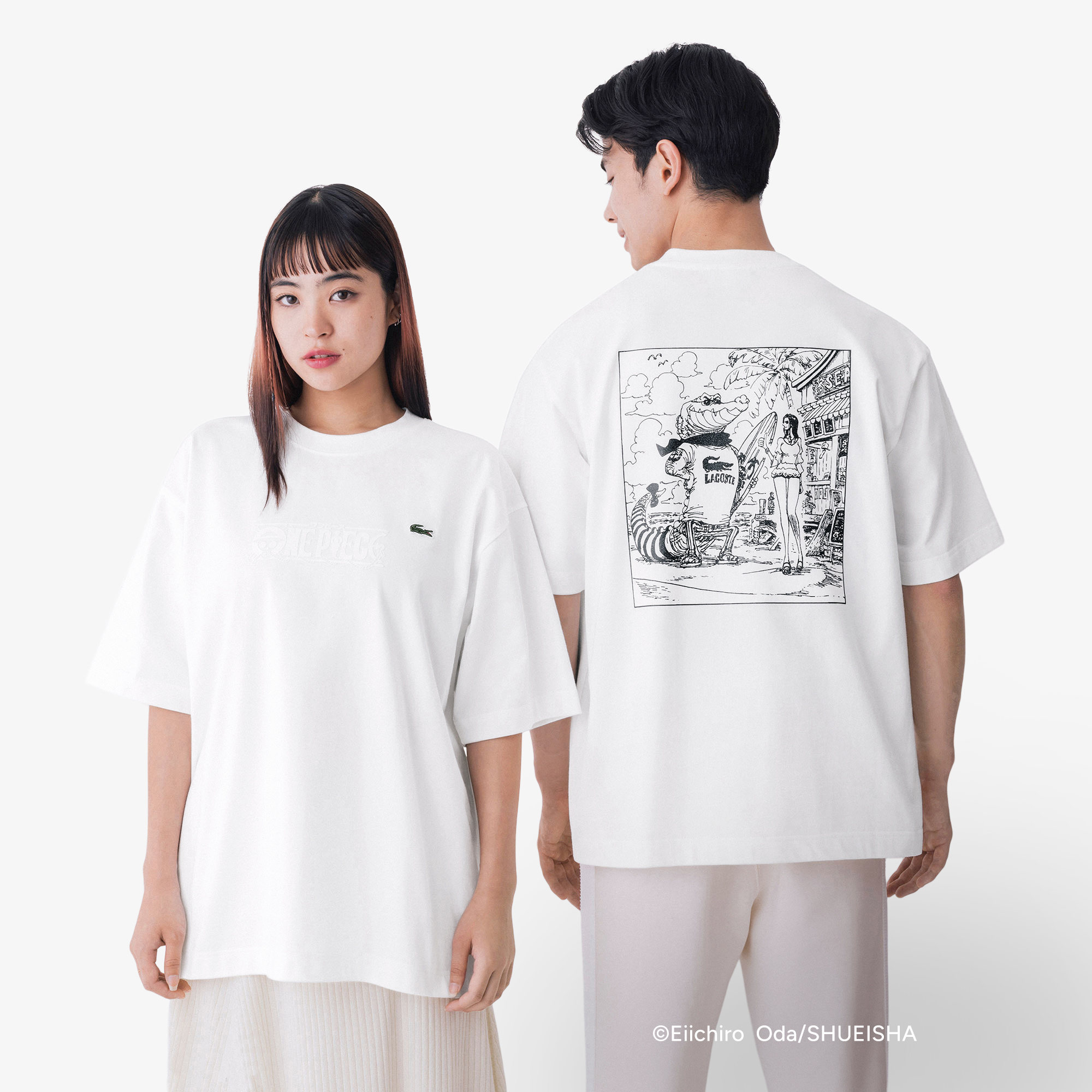 Loose Fit Lacoste x ONE PIECE T-Shirt | LACOSTE