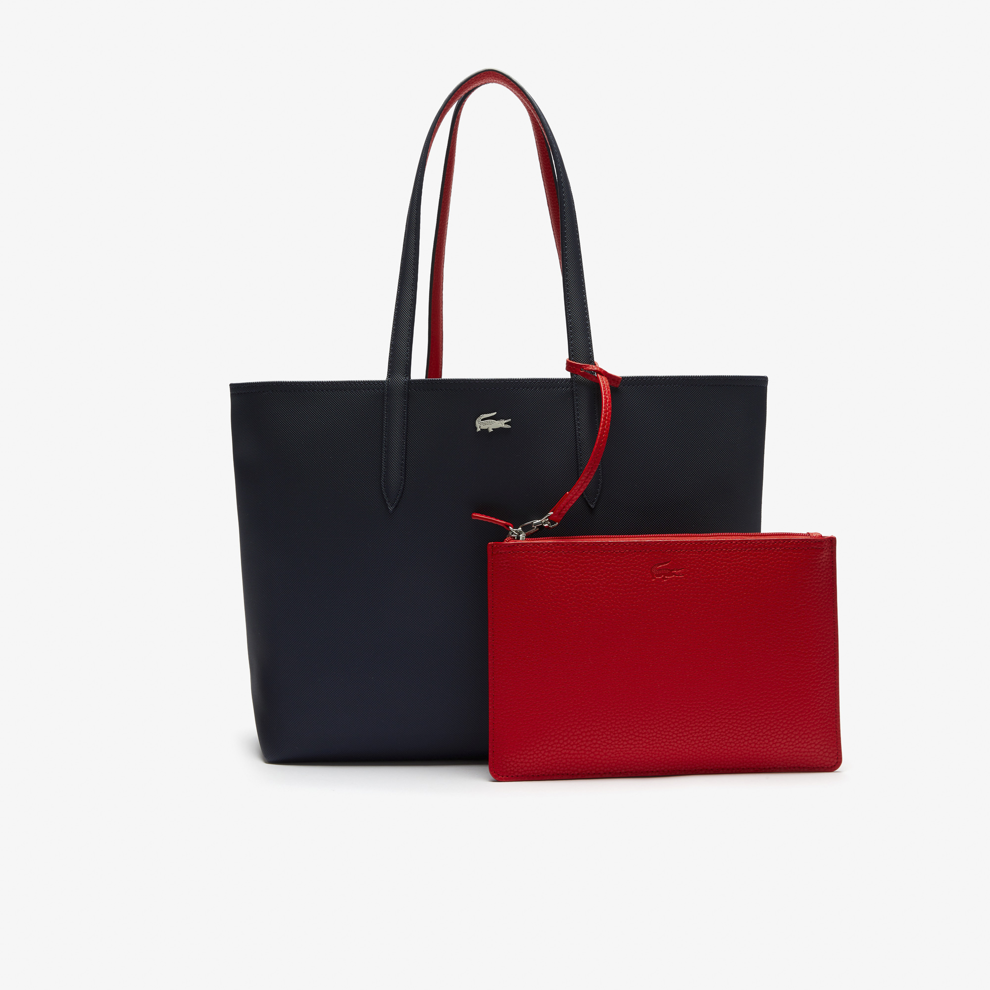 Anna Reversible Tote with Pouch LACOSTE