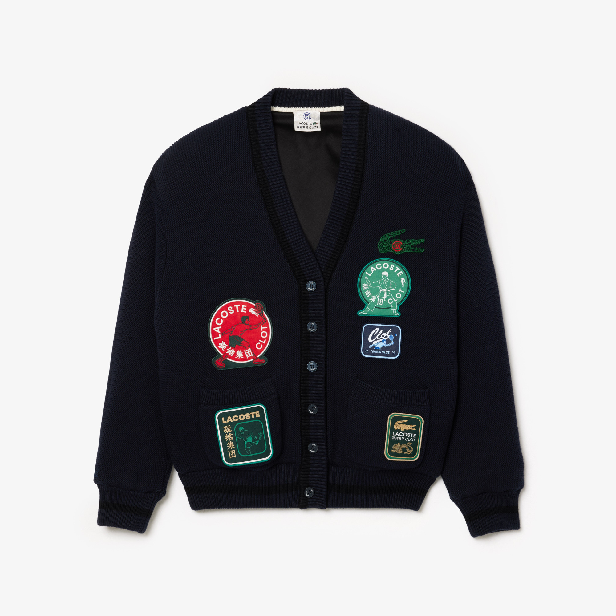 Lacoste x CLOT Cotton Cashmere Reversible Cardigan LACOSTE