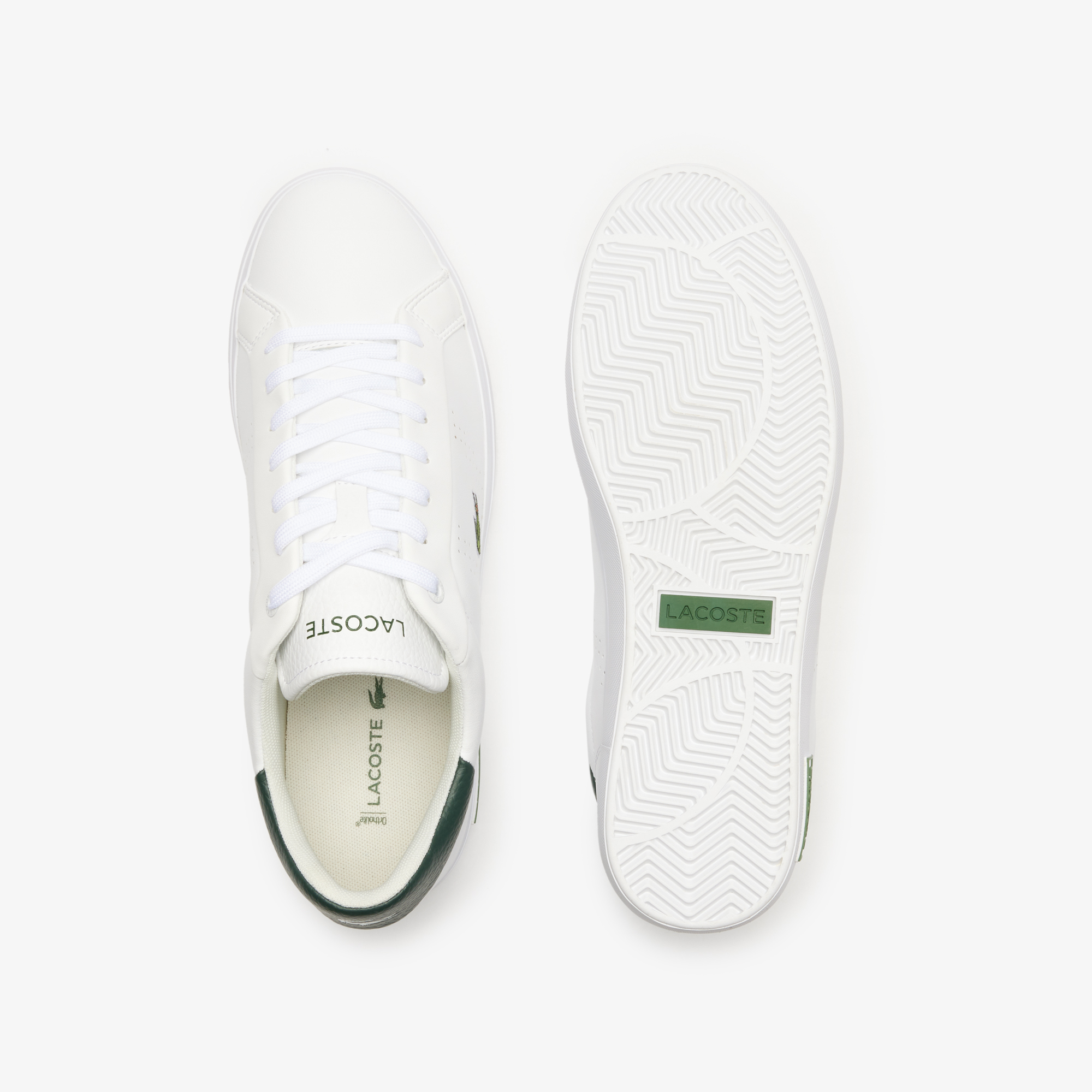Men s Powercourt 2.0 Leather Trainers LACOSTE