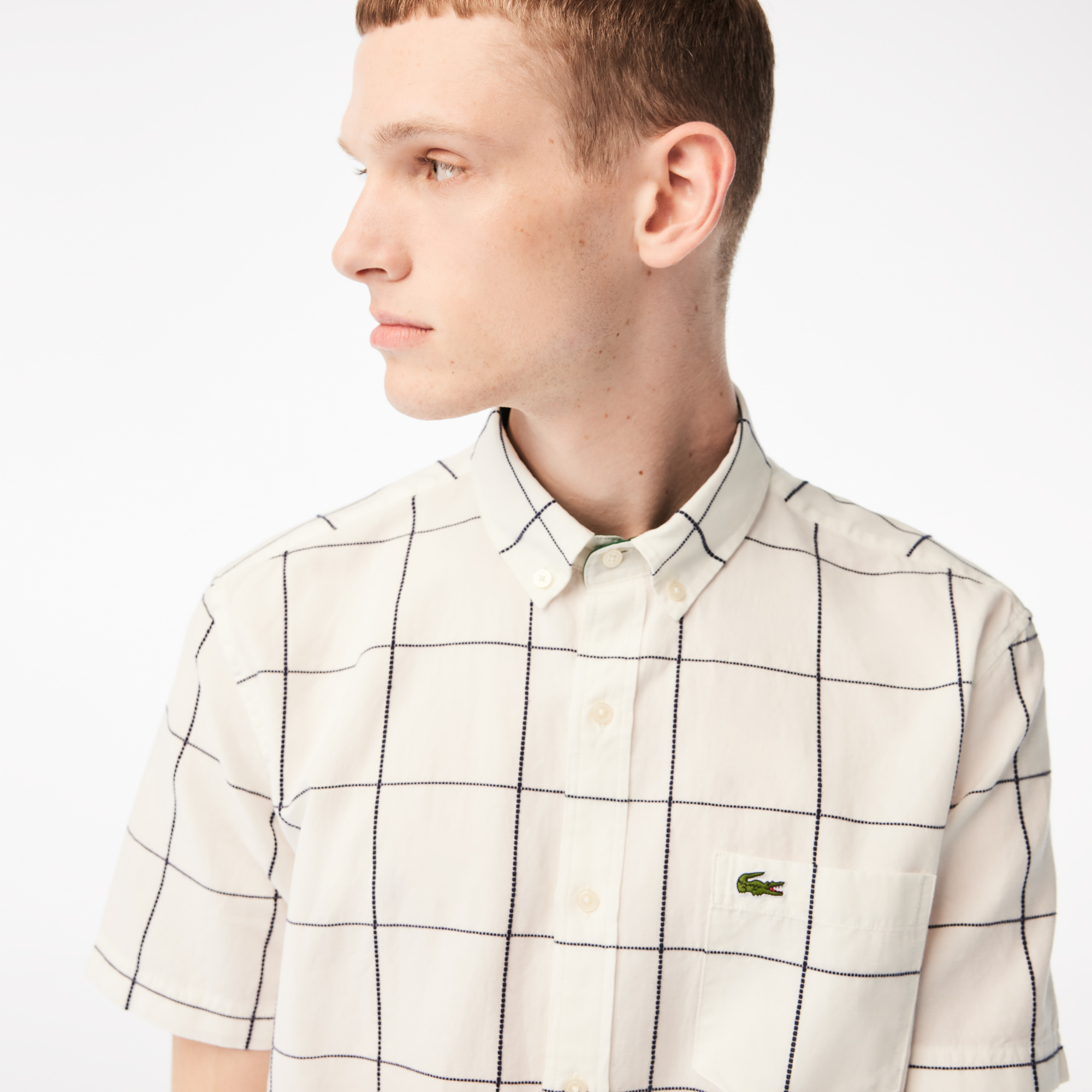 Mens lacoste short sleeve shirts store