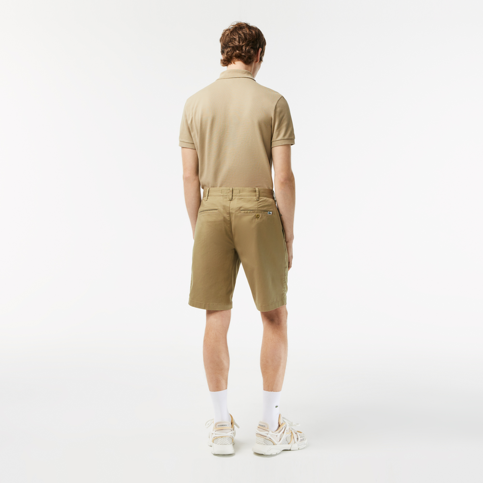 Lacoste khaki shorts hot sale