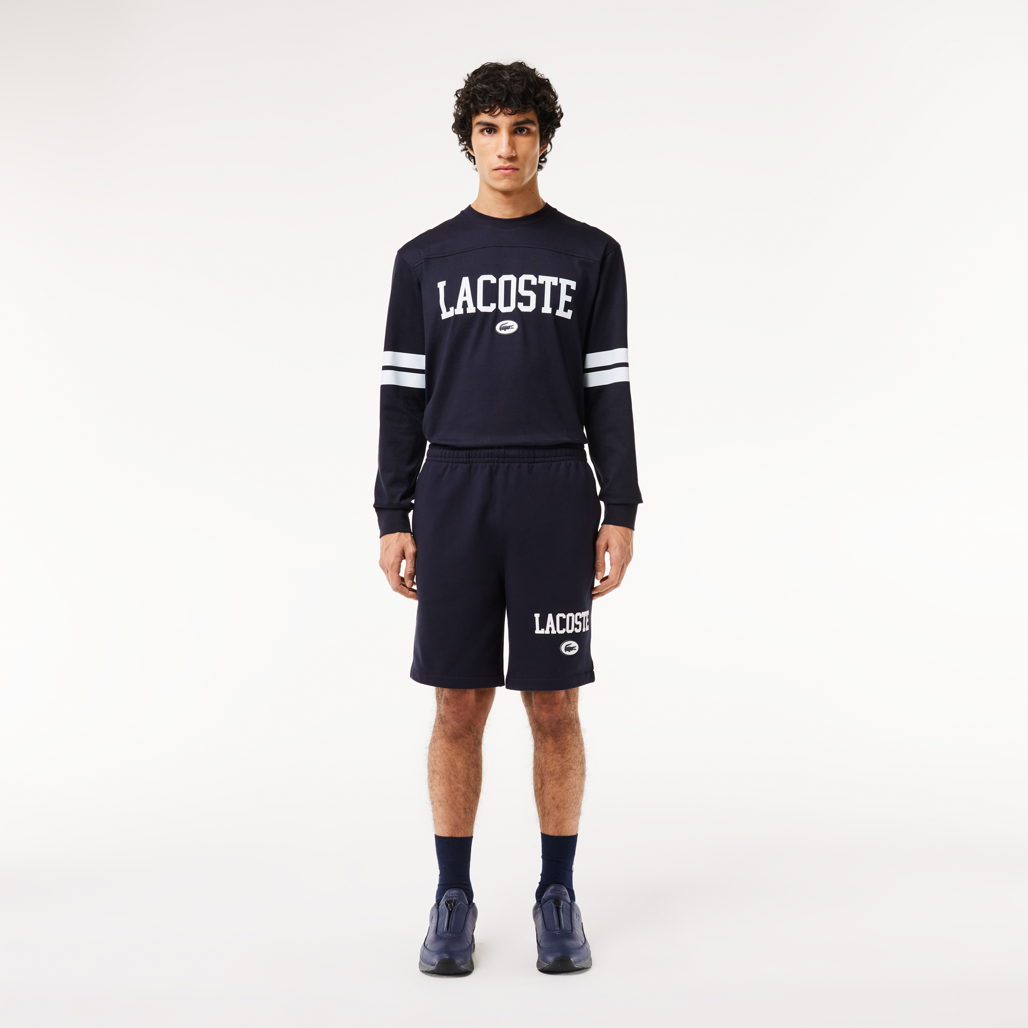 Regular Fit Lacoste Print Jogger Shorts LACOSTE
