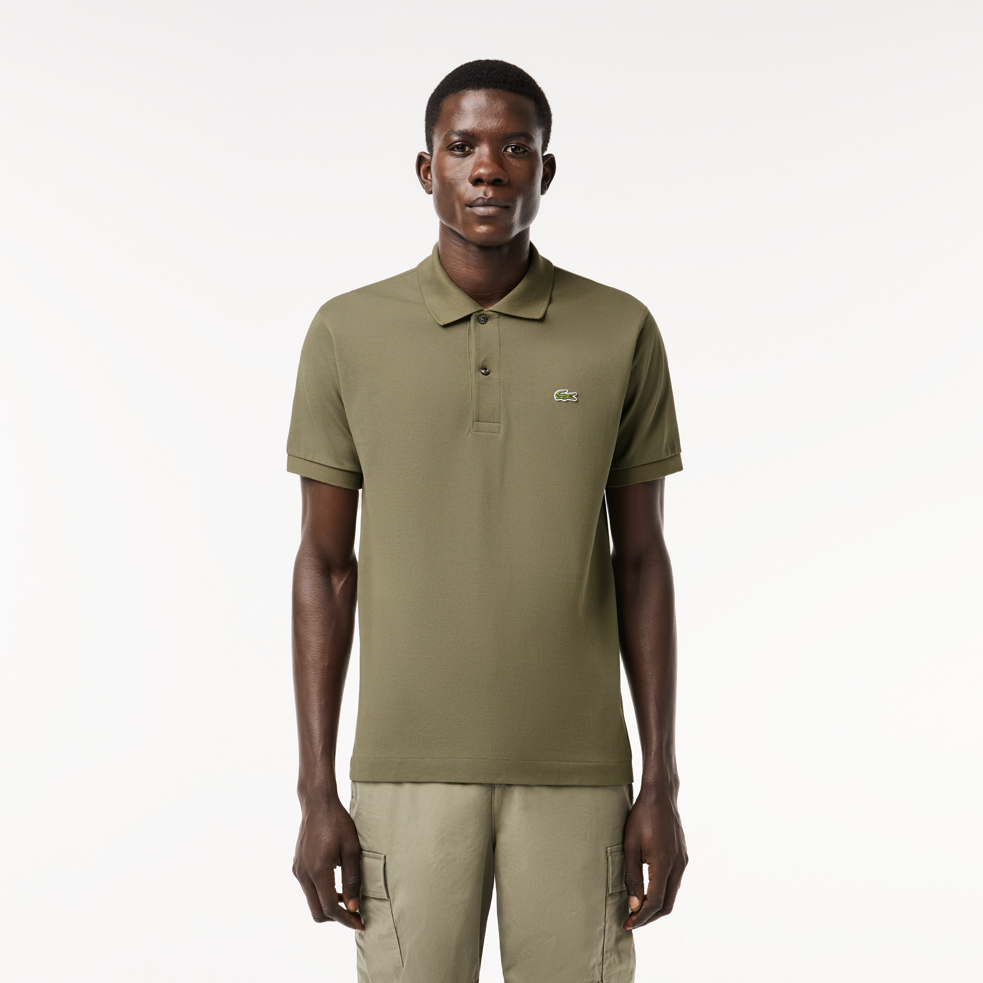 Pique cotton polo shirts store