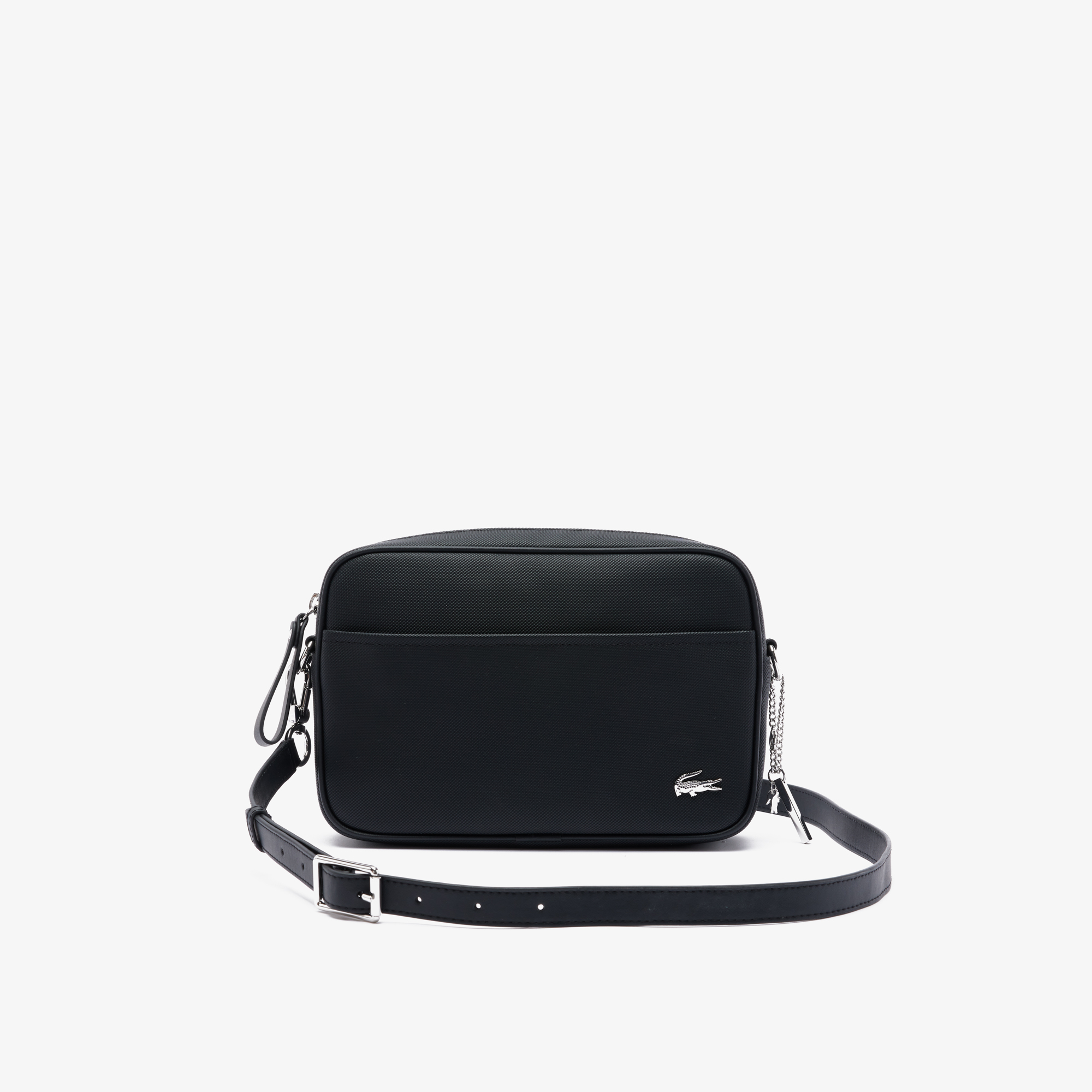 Daily Lifestyle Coated Canvas Medium Crossover Purse LACOSTE