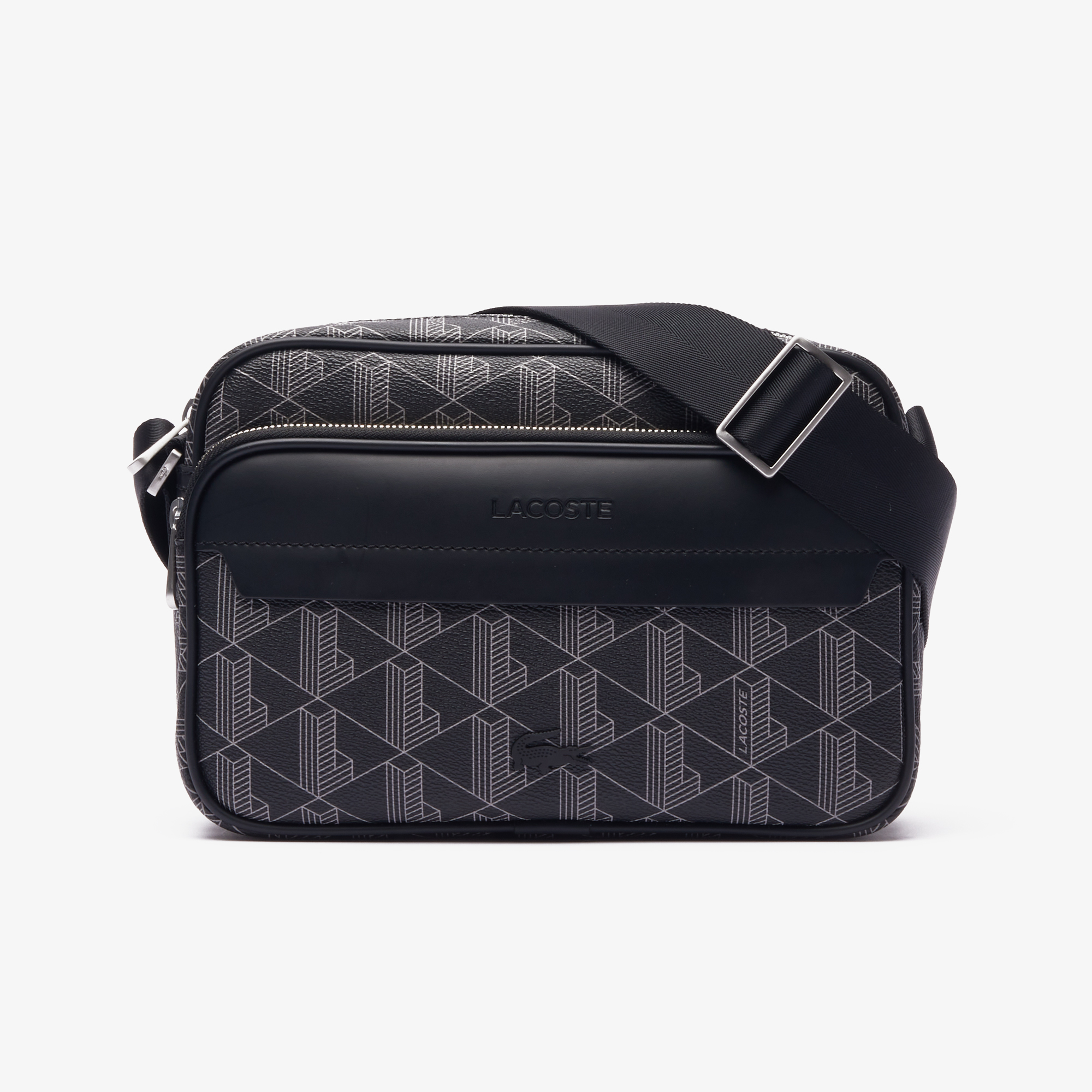 The Blend Grained Texture Shoulder Bag LACOSTE