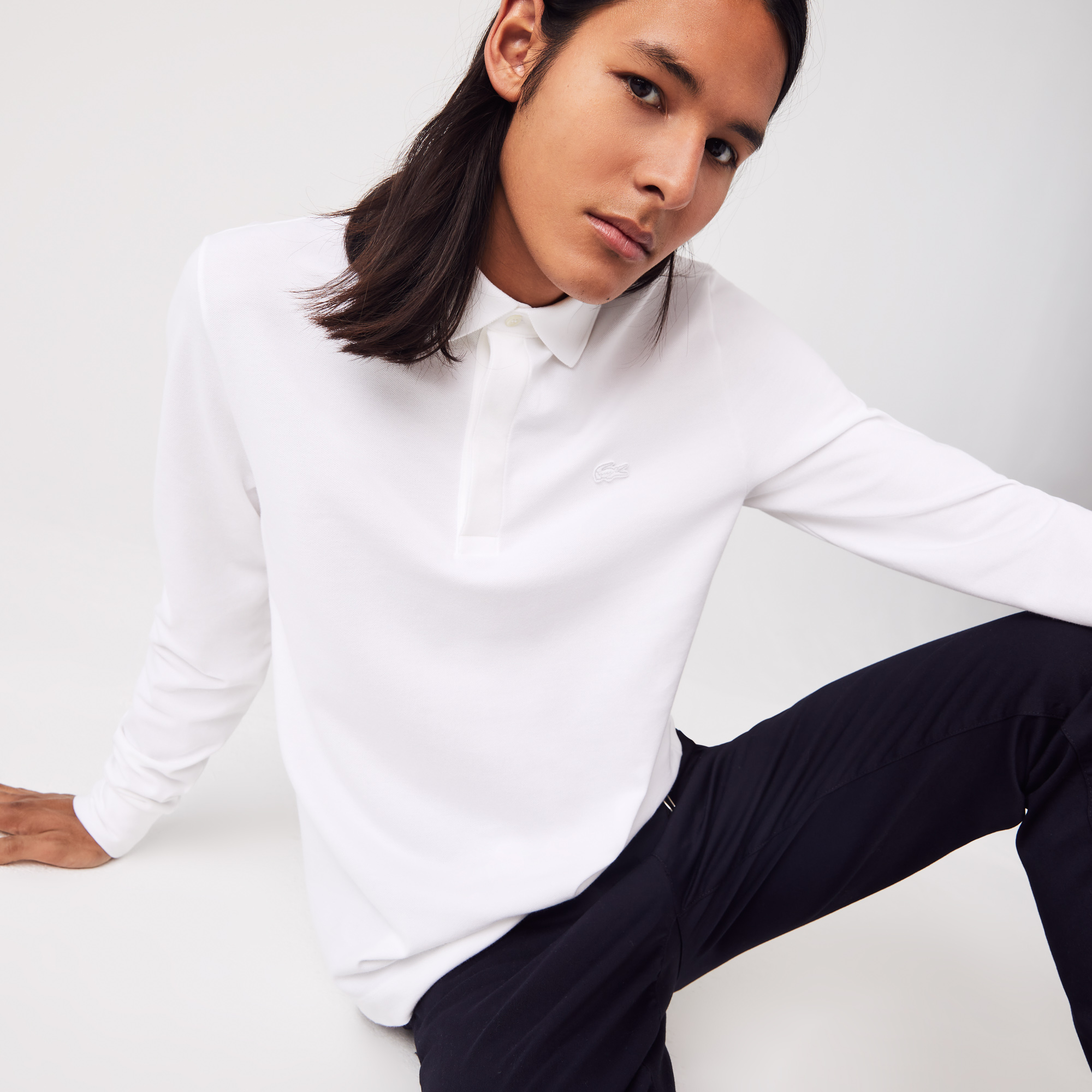 Lacoste paris 2025 polo long sleeve